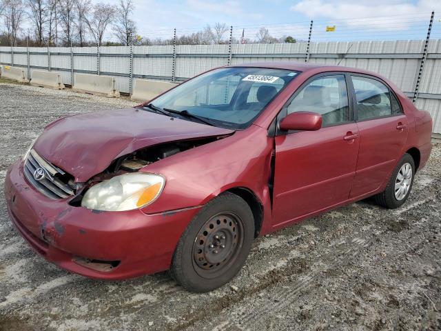 TOYOTA COROLLA 2003 1nxbr32e63z023087