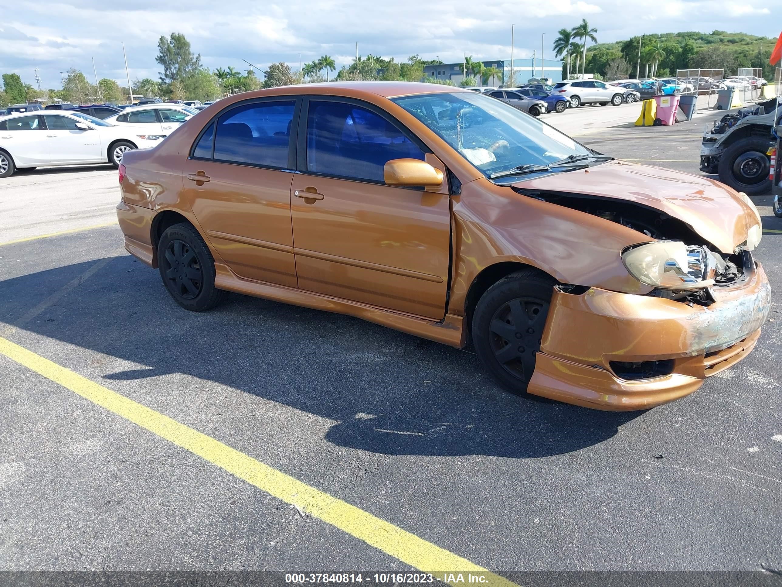 TOYOTA COROLLA 2003 1nxbr32e63z038320