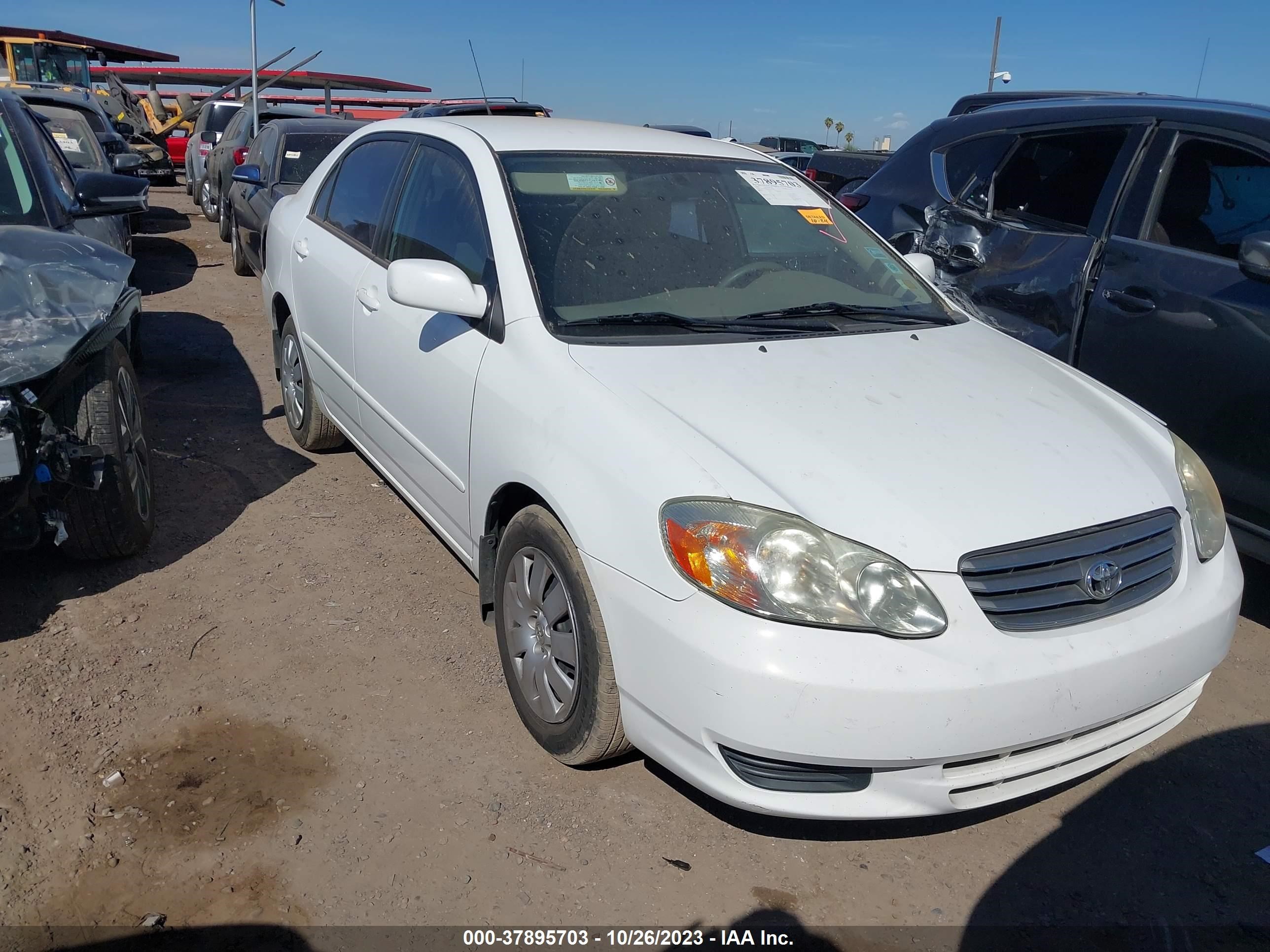 TOYOTA COROLLA 2003 1nxbr32e63z144671