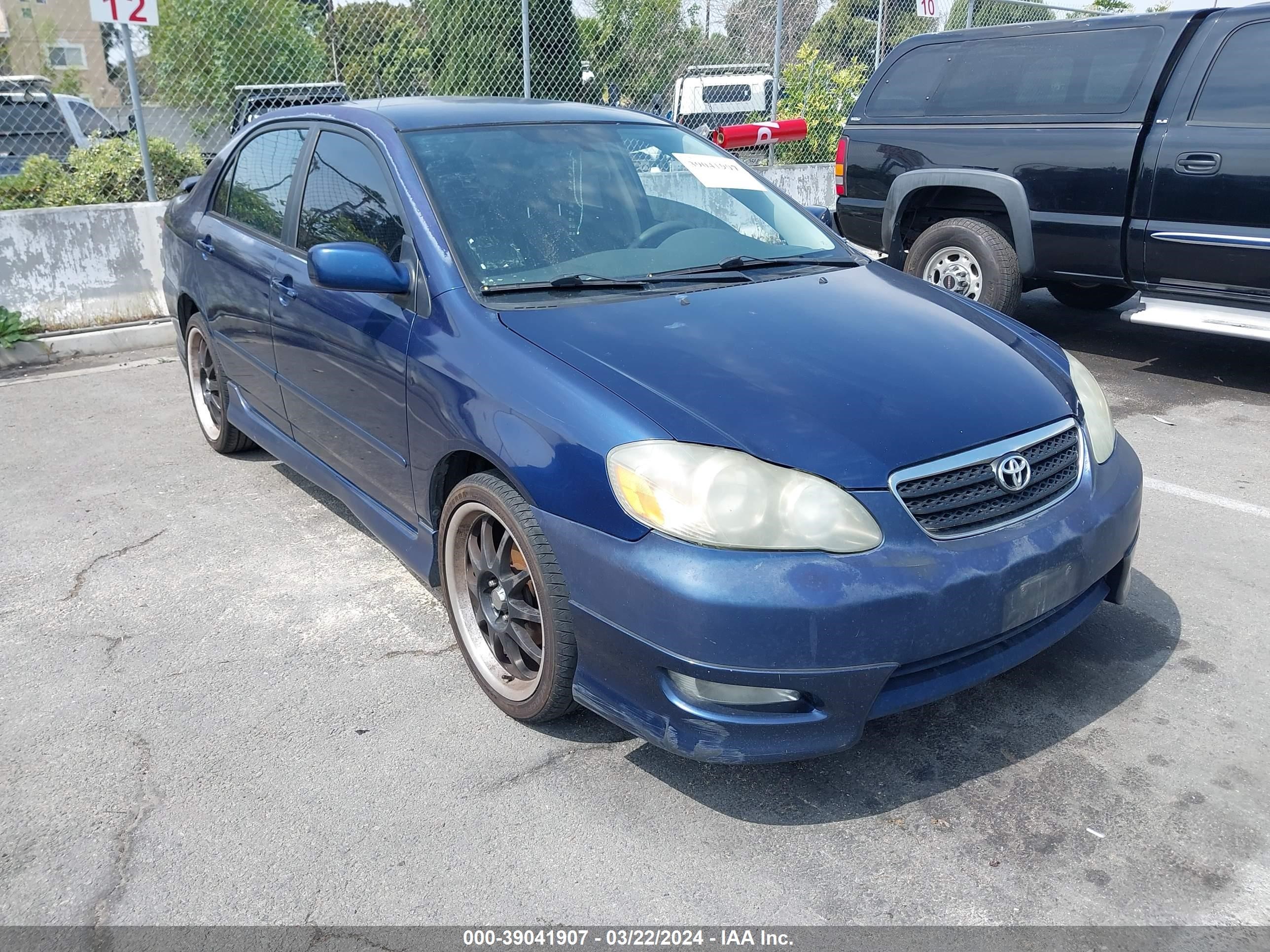 TOYOTA COROLLA 2006 1nxbr32e66z585656