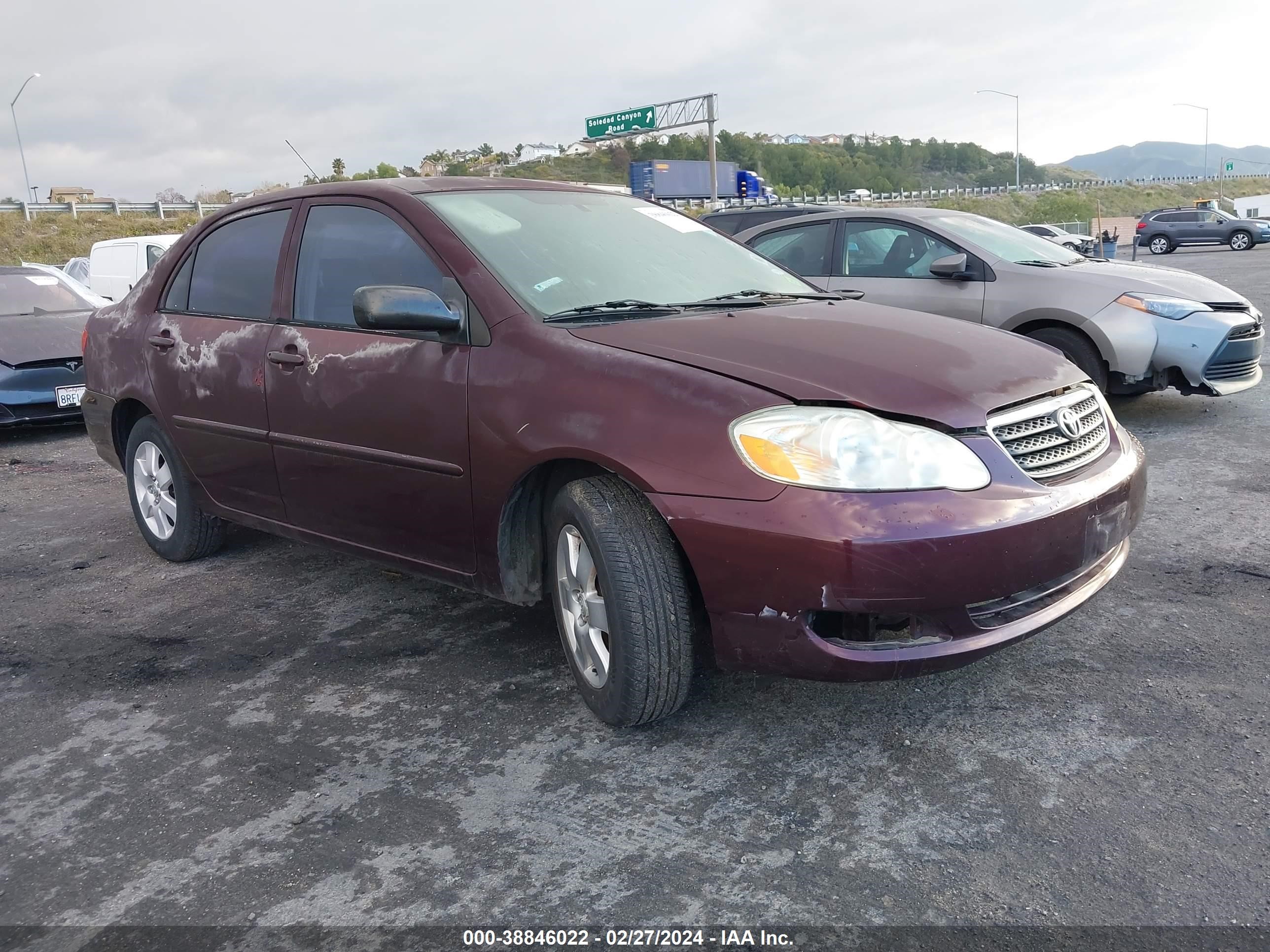 TOYOTA COROLLA 2006 1nxbr32e66z760645