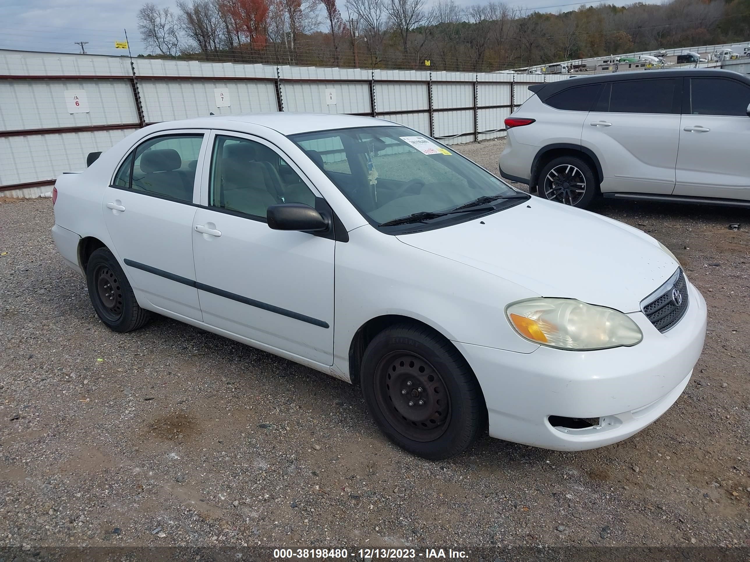 TOYOTA COROLLA 2007 1nxbr32e67z926202