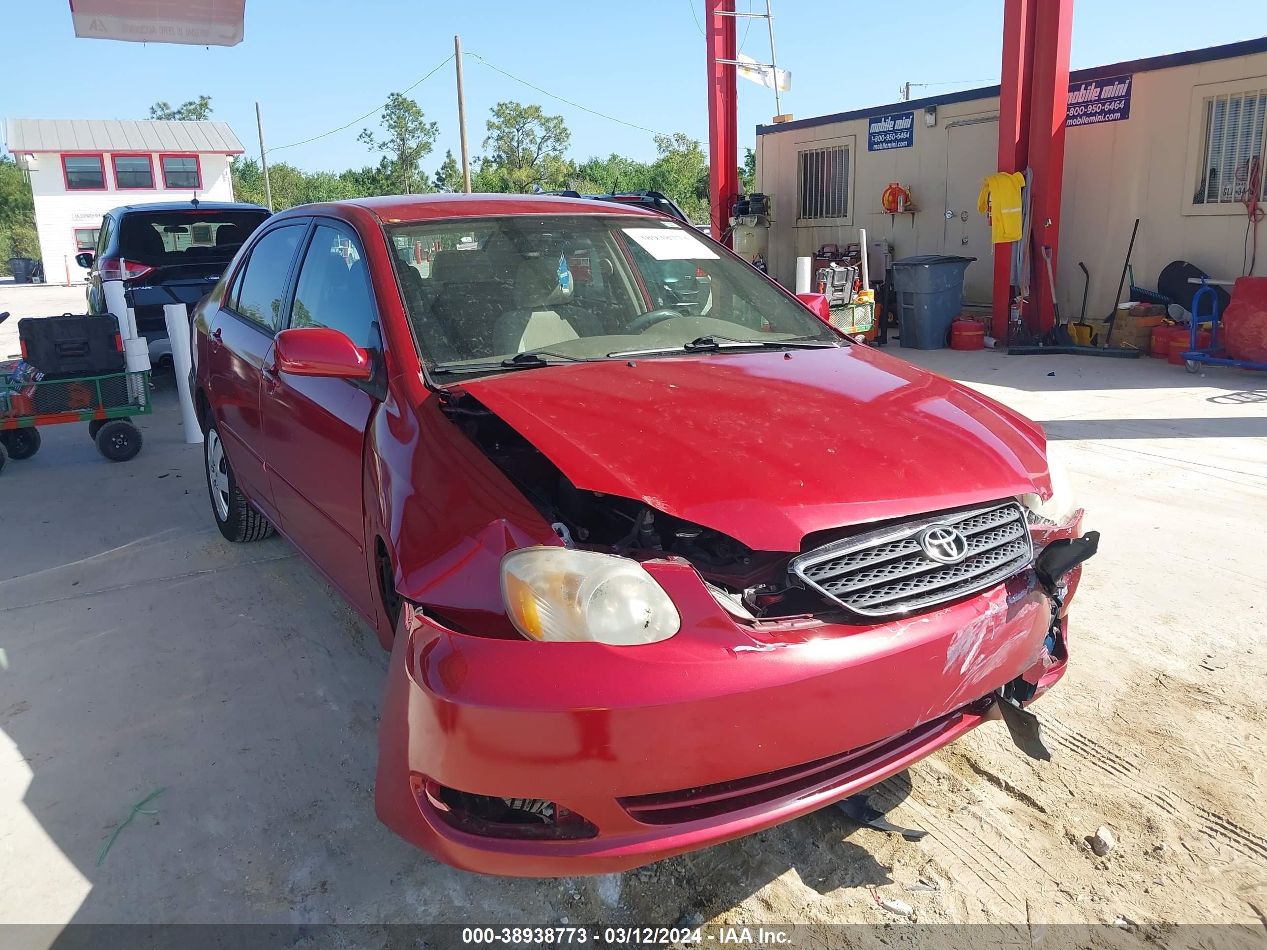 TOYOTA COROLLA 2008 1nxbr32e68z021864