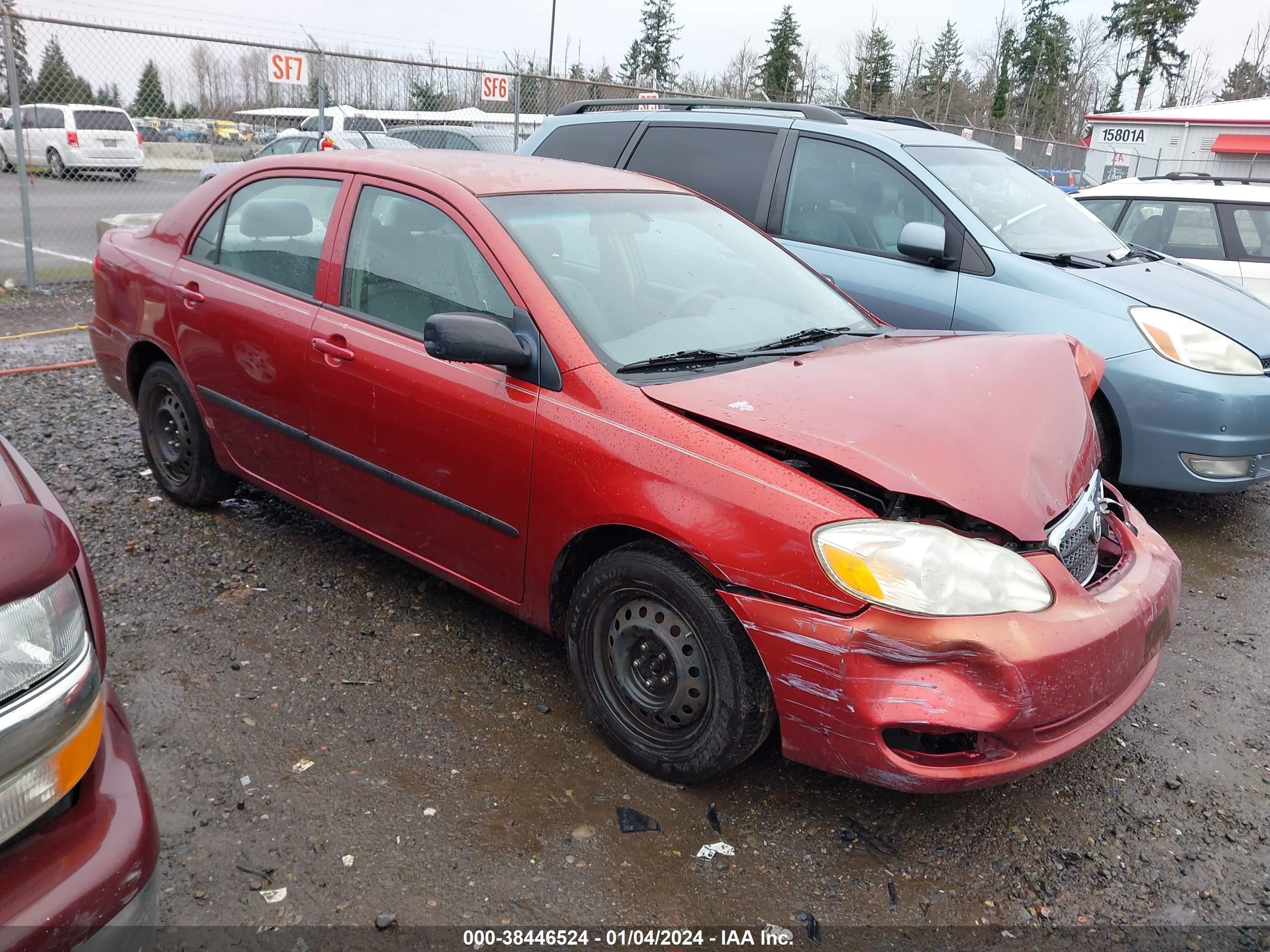 TOYOTA COROLLA 2008 1nxbr32e68z044125