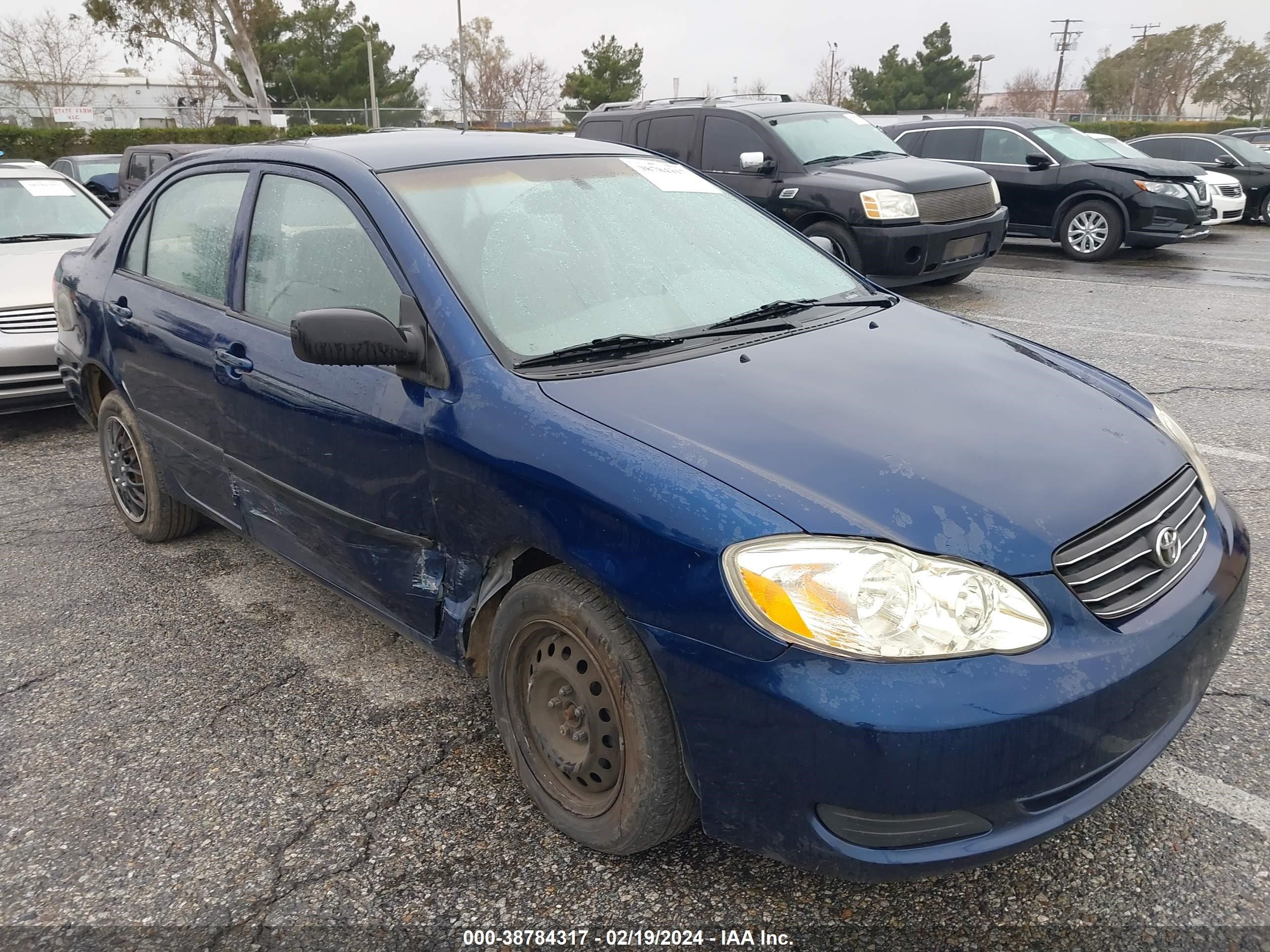 TOYOTA COROLLA 2004 1nxbr32e74z324128