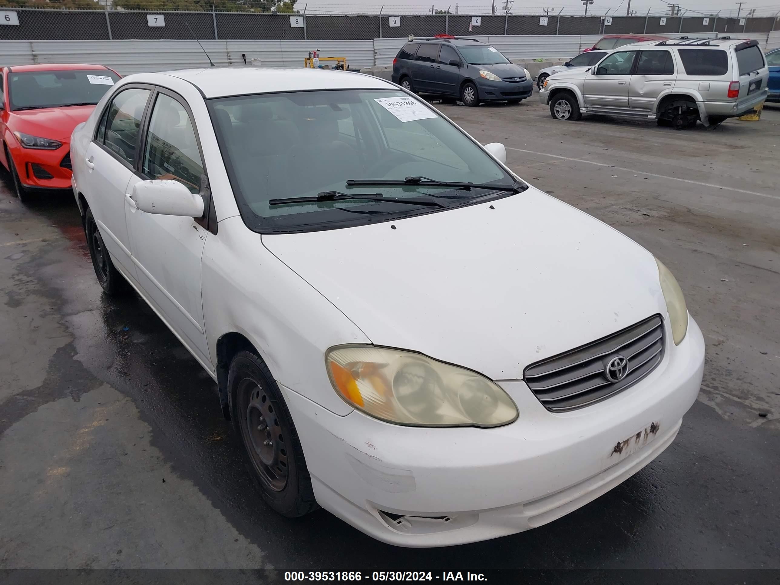 TOYOTA COROLLA 2003 1nxbr32e83z030929