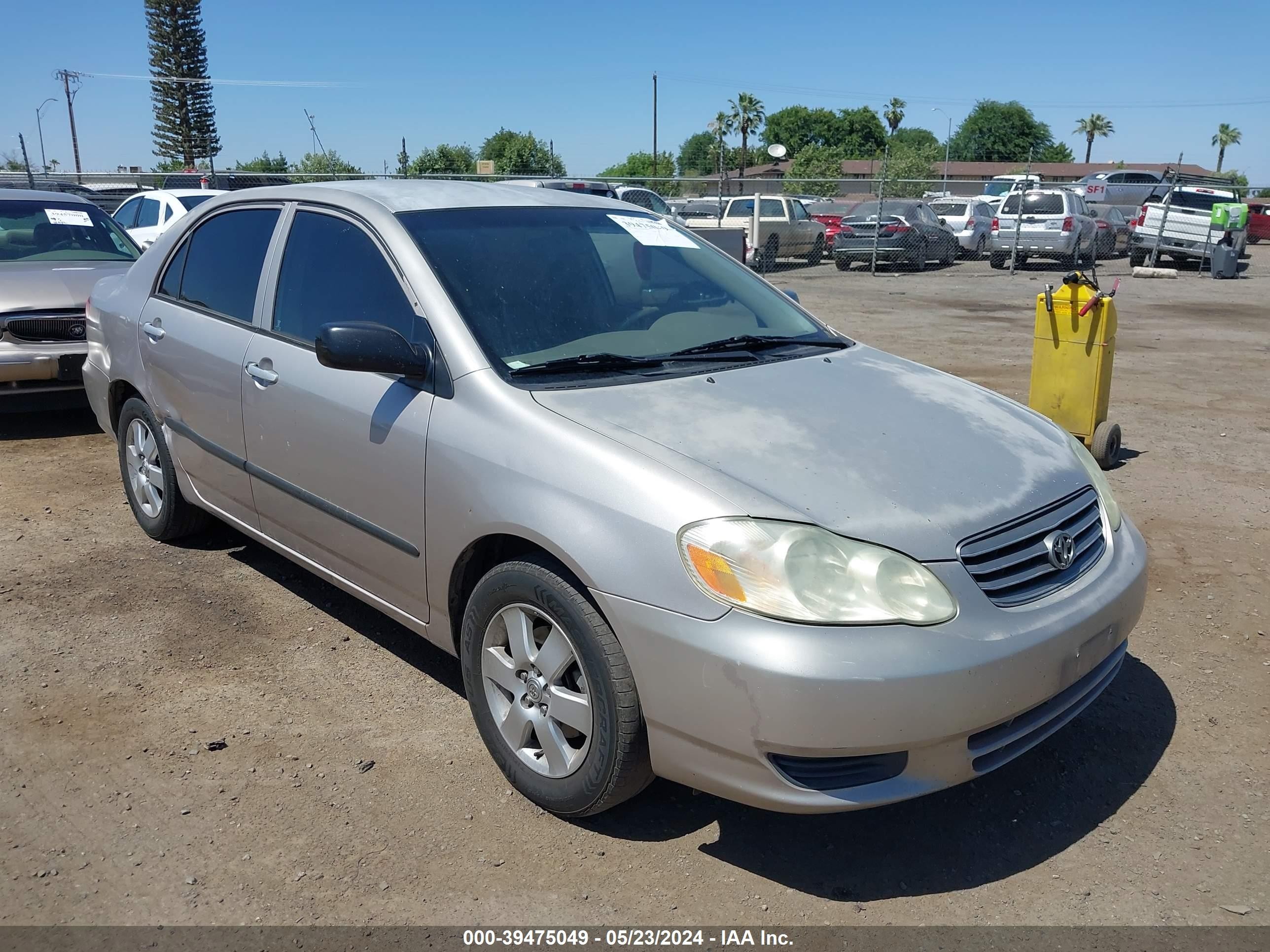 TOYOTA COROLLA 2003 1nxbr32e83z131114