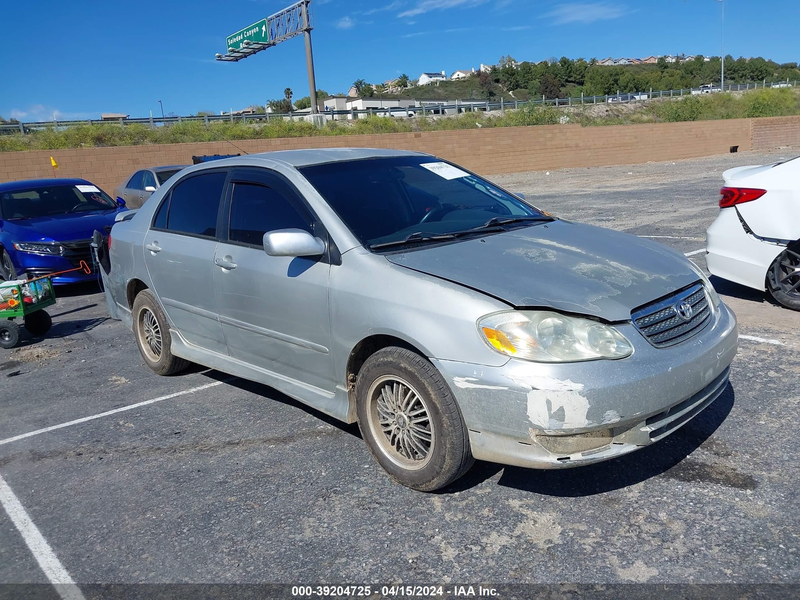 TOYOTA COROLLA 2003 1nxbr32e83z169121