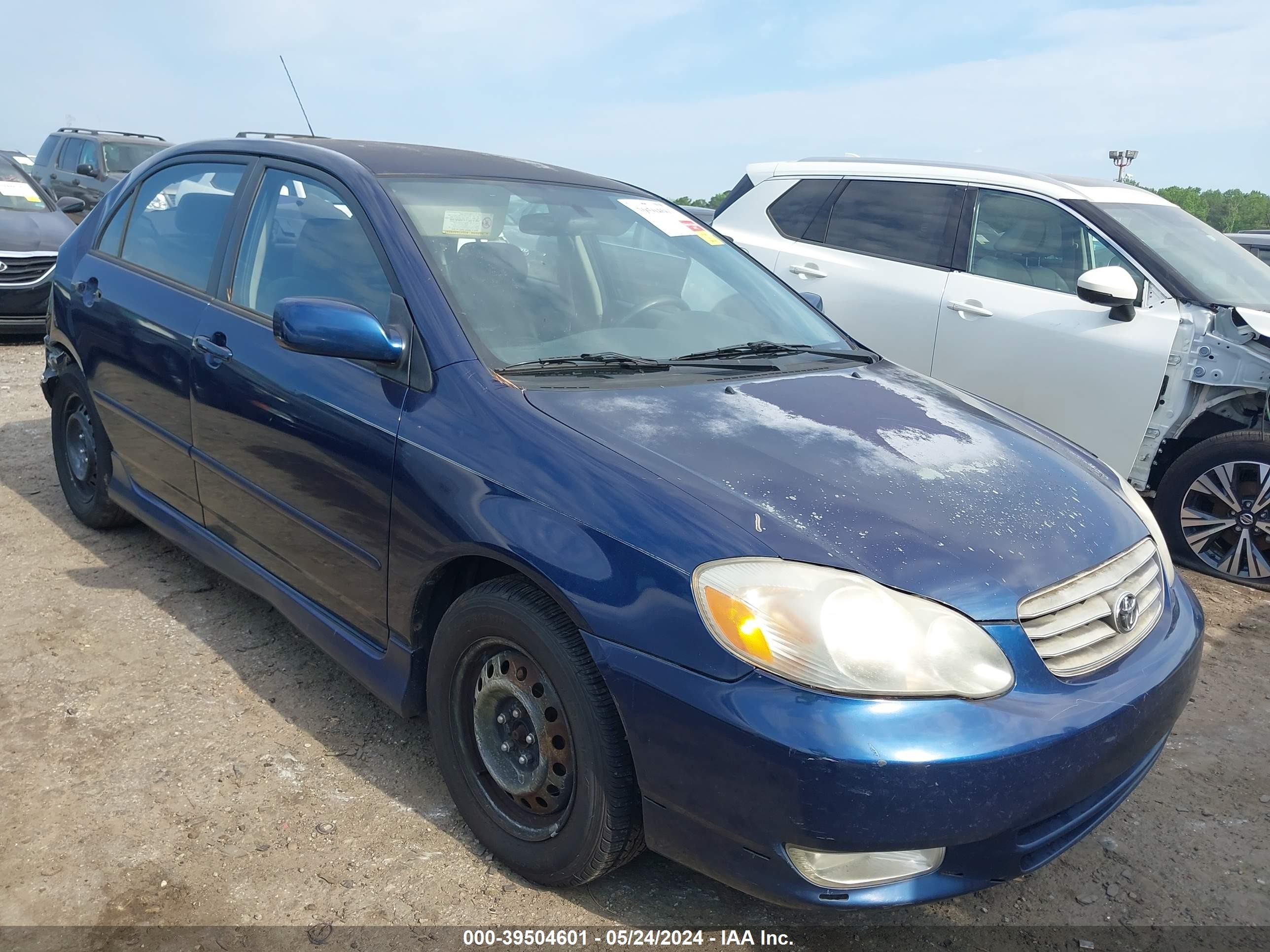 TOYOTA COROLLA 2003 1nxbr32e83z185156