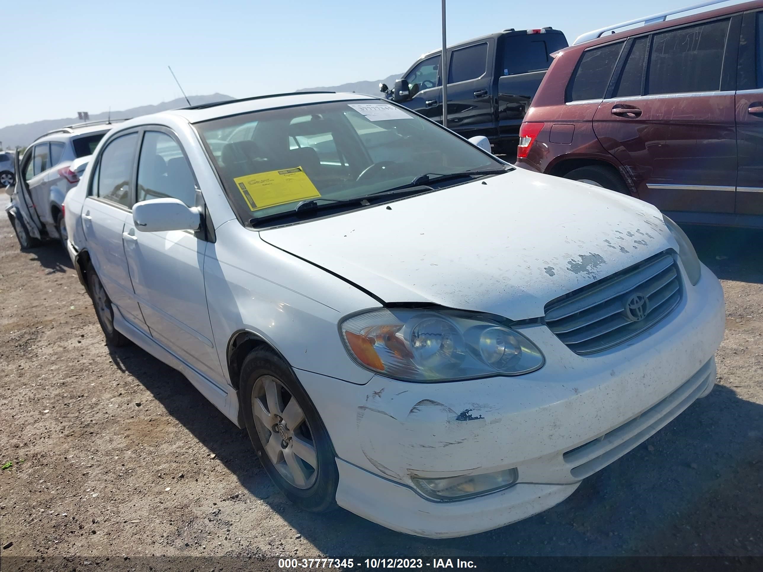 TOYOTA COROLLA 2004 1nxbr32e84z216116