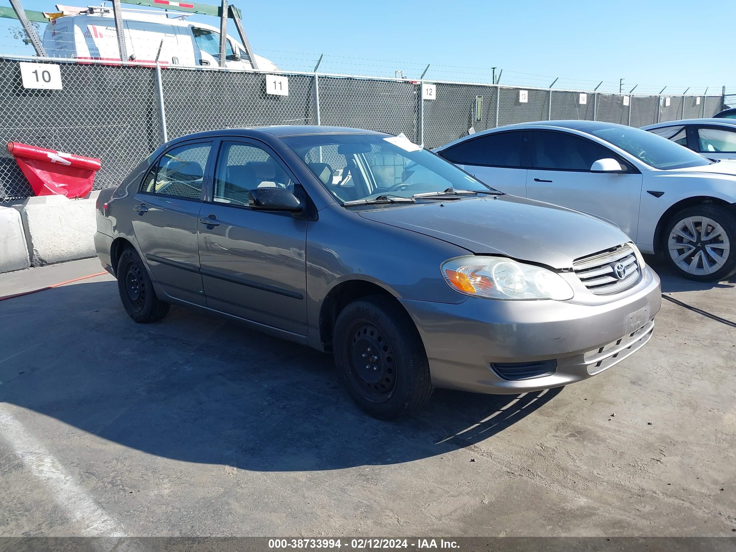 TOYOTA COROLLA 2004 1nxbr32e84z246510