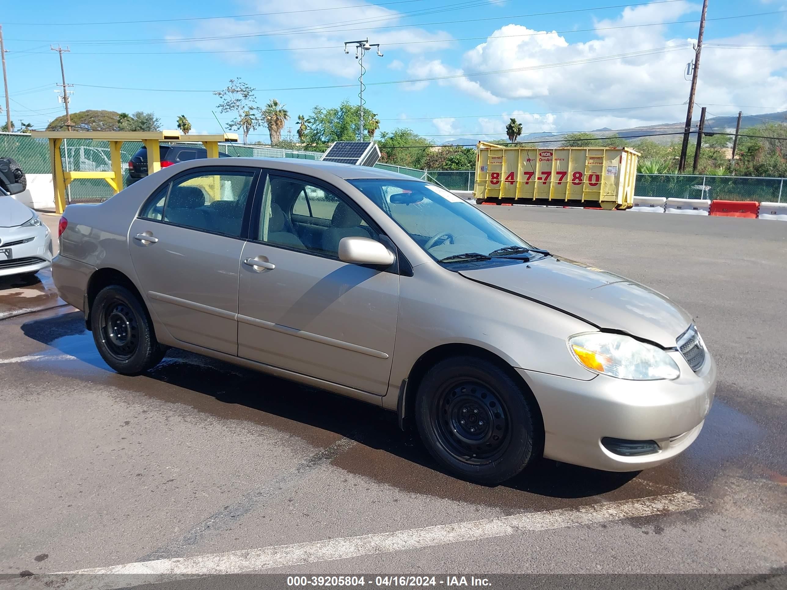 TOYOTA COROLLA 2005 1nxbr32e85z507104