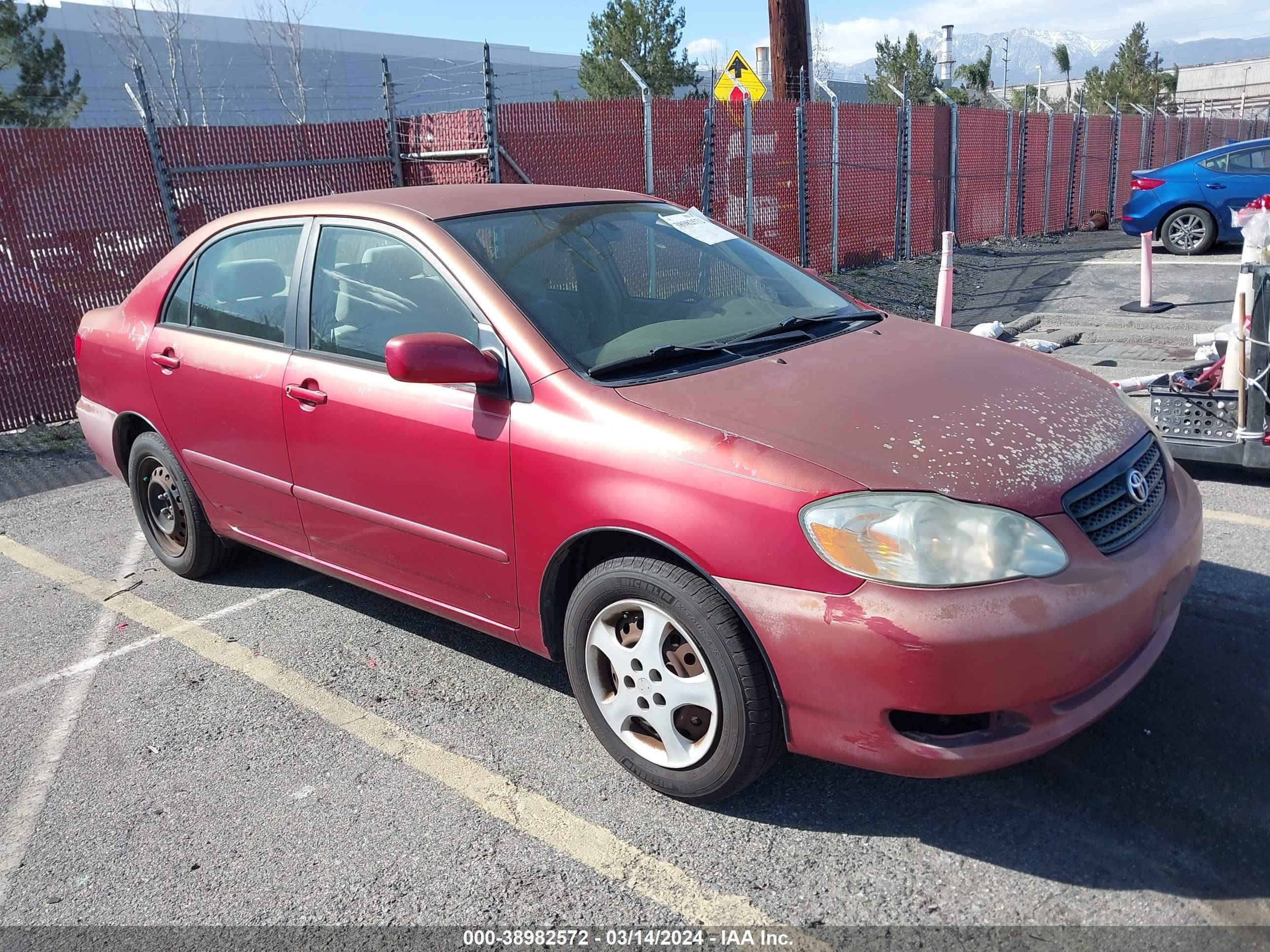 TOYOTA COROLLA 2005 1nxbr32e85z541401