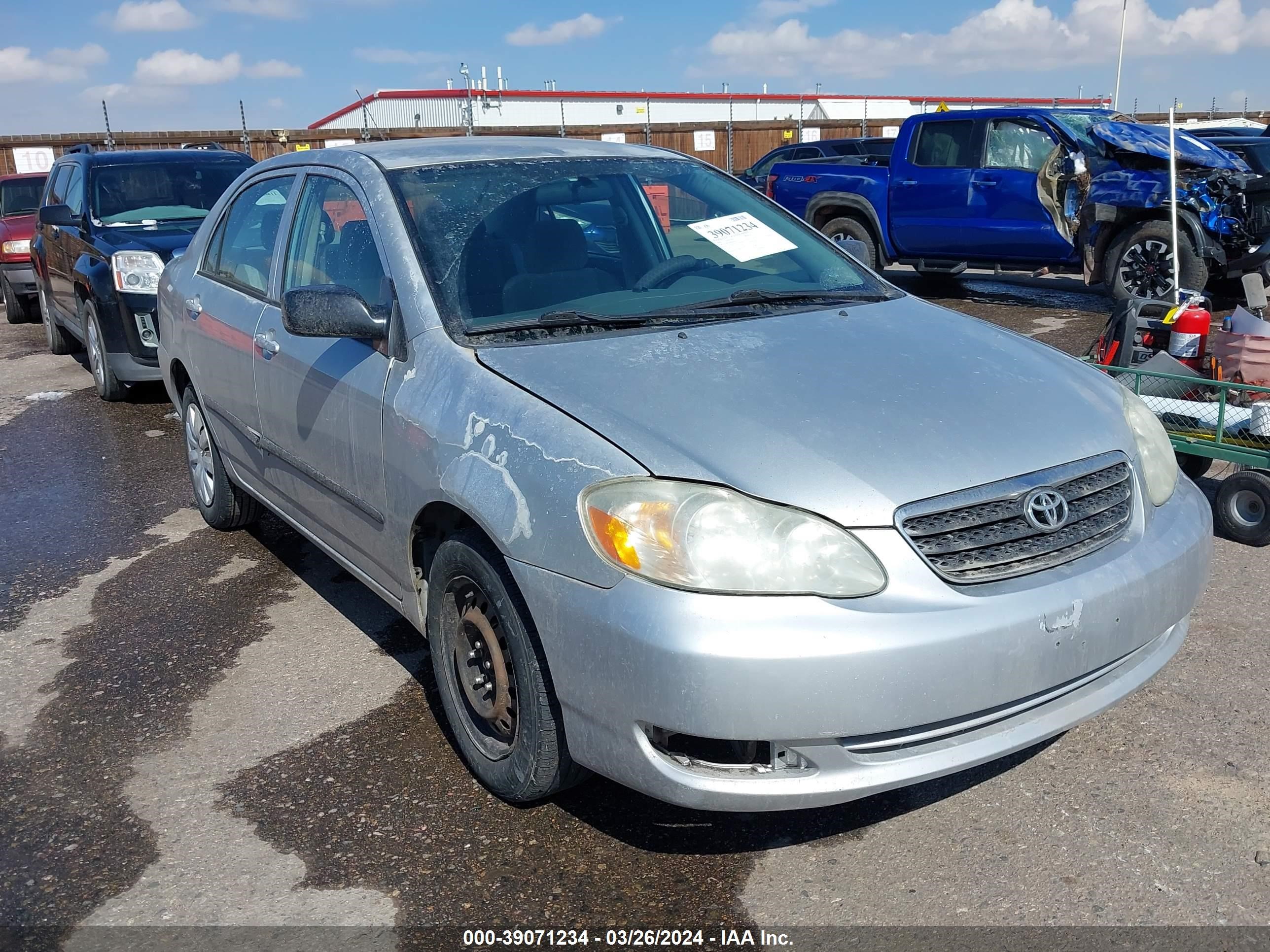 TOYOTA COROLLA 2006 1nxbr32e86z620245