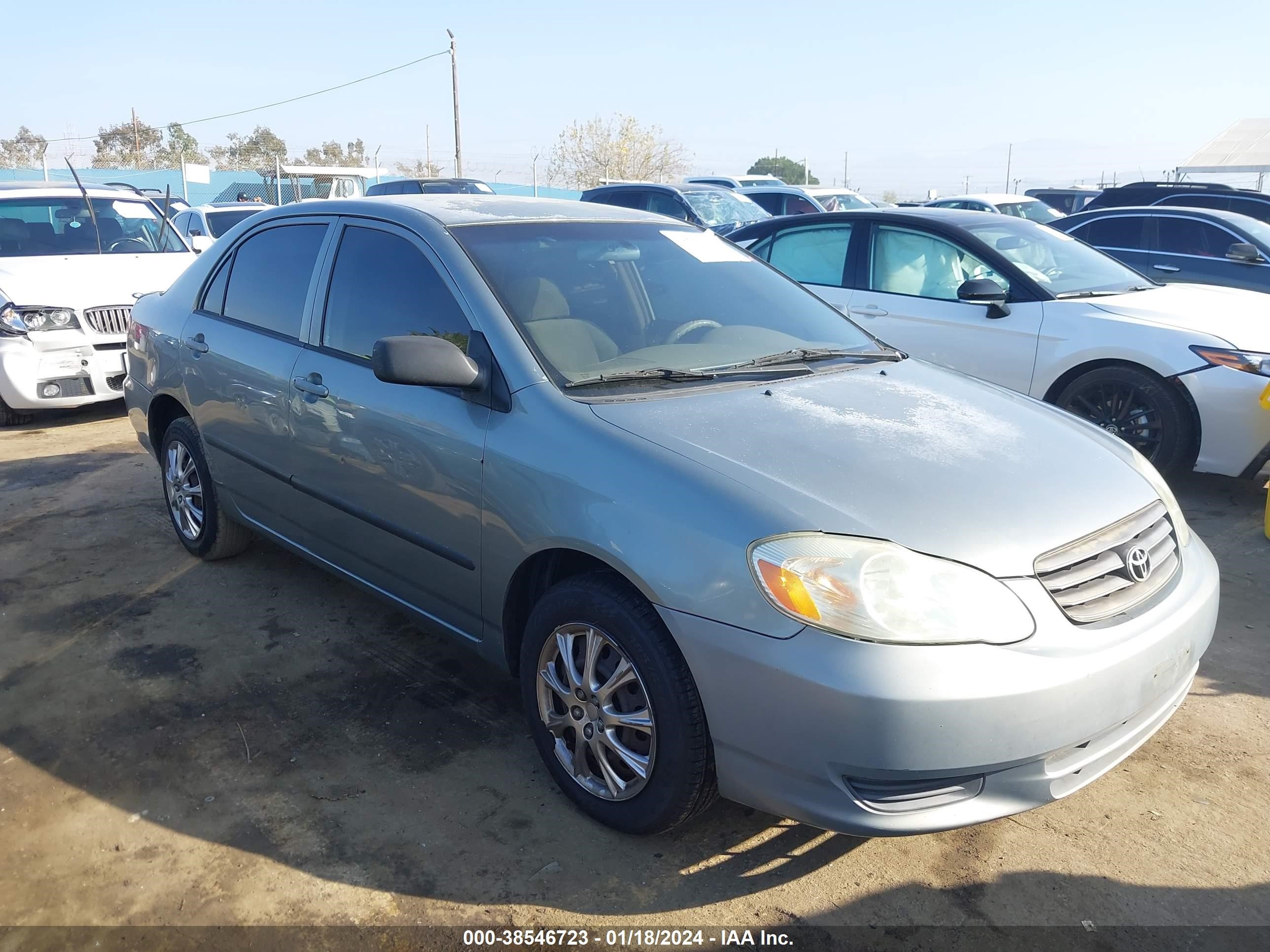 TOYOTA COROLLA 2003 1nxbr32e93z087849