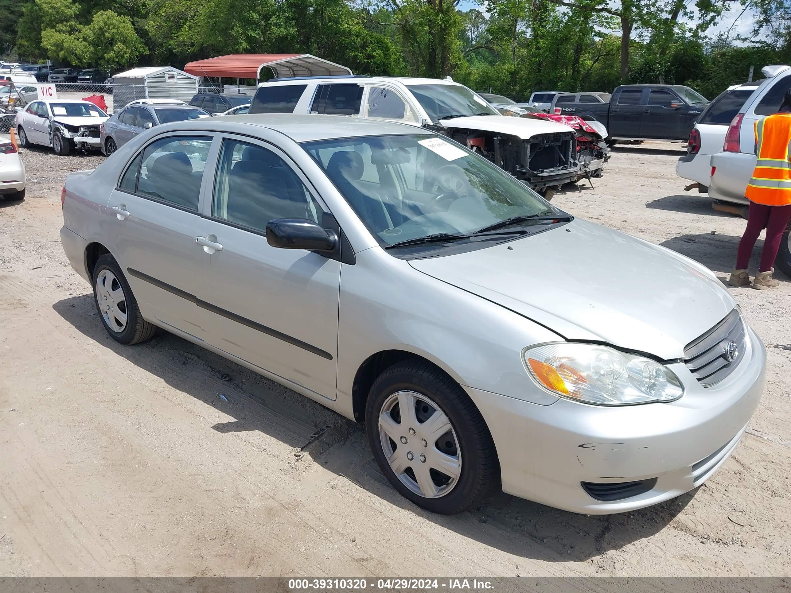 TOYOTA COROLLA 2003 1nxbr32e93z155714