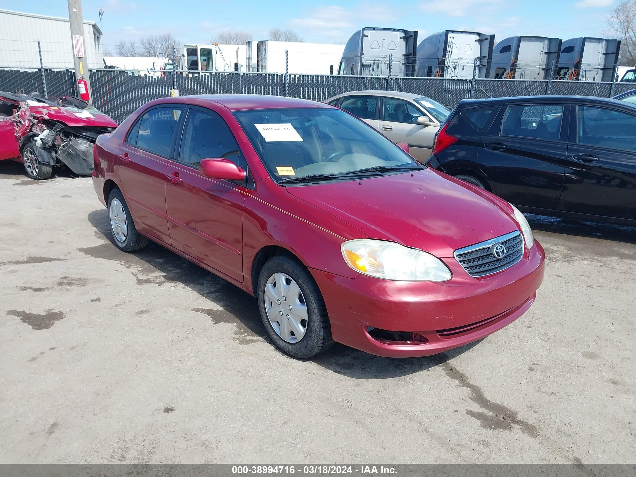 TOYOTA COROLLA 2005 1nxbr32e95z370870