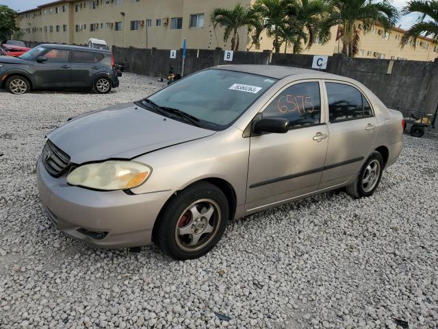 TOYOTA COROLLA 2003 1nxbr32ex3z025960