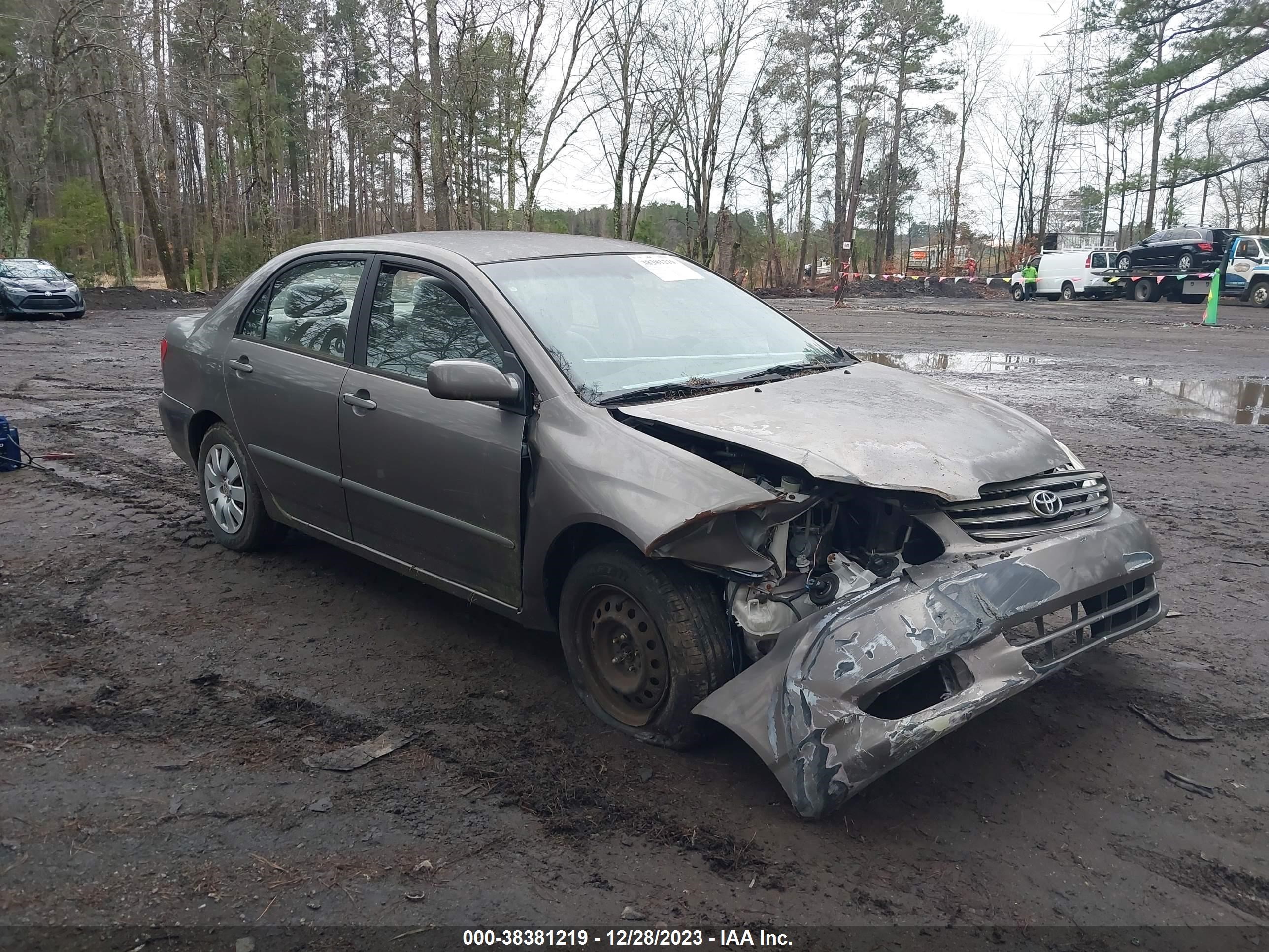 TOYOTA COROLLA 2003 1nxbr38e03z033783