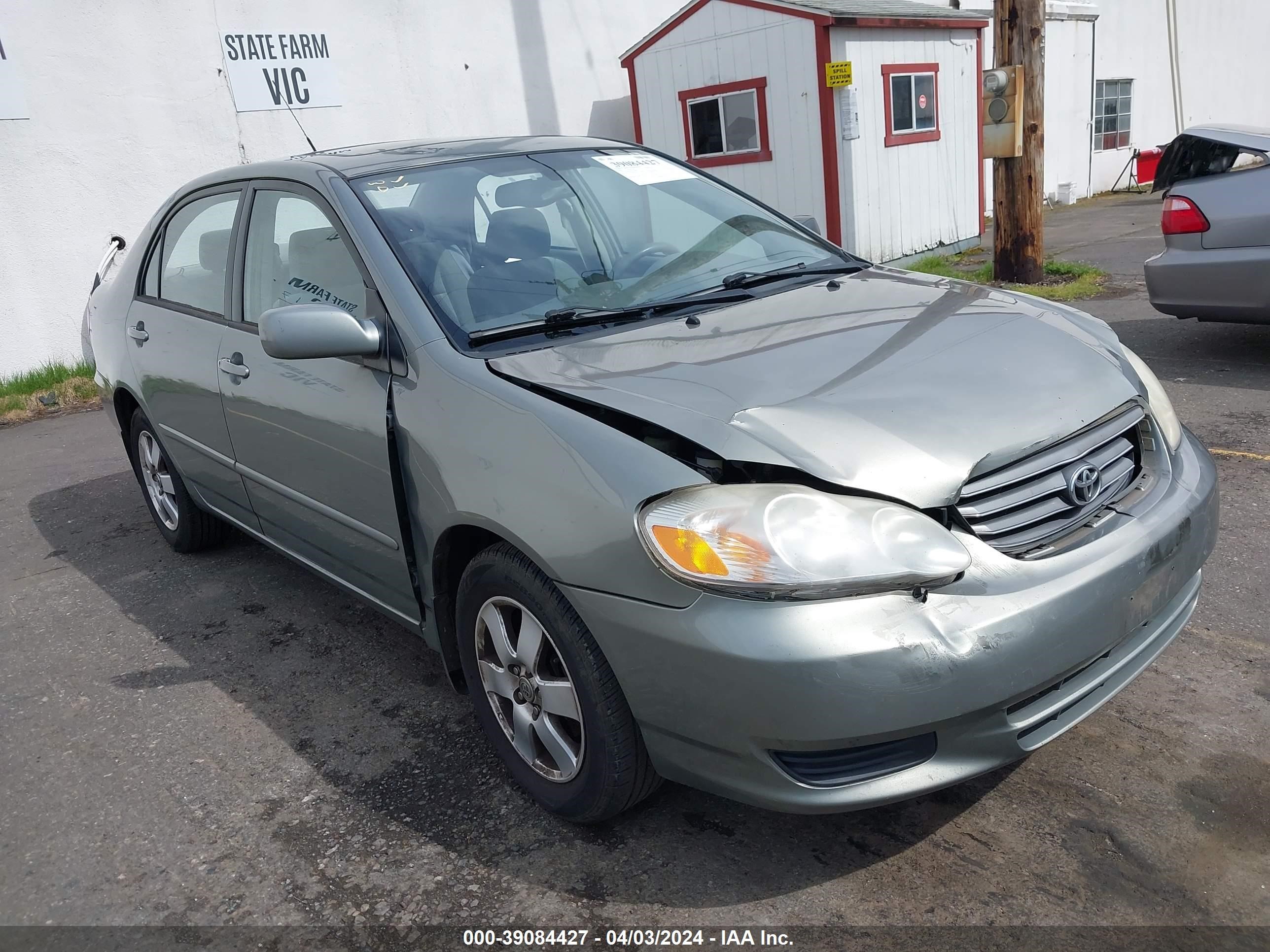 TOYOTA COROLLA 2004 1nxbr38e24z266887