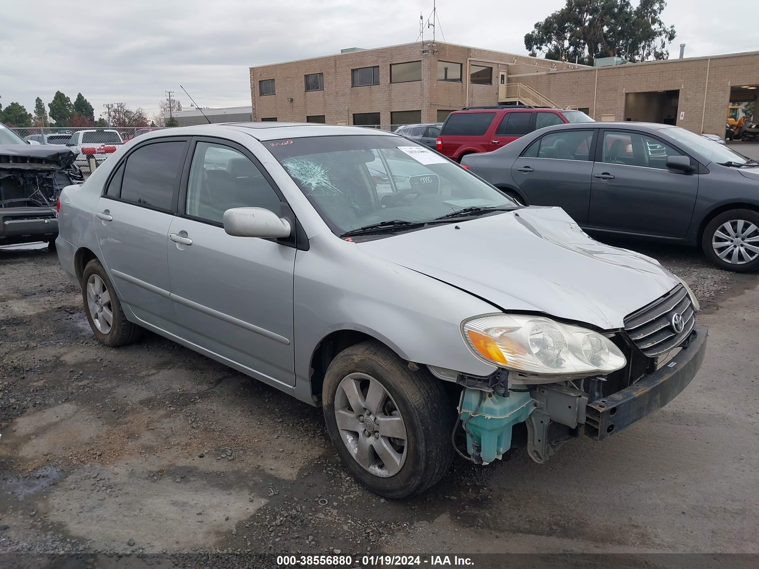 TOYOTA COROLLA 2003 1nxbr38e33z135062