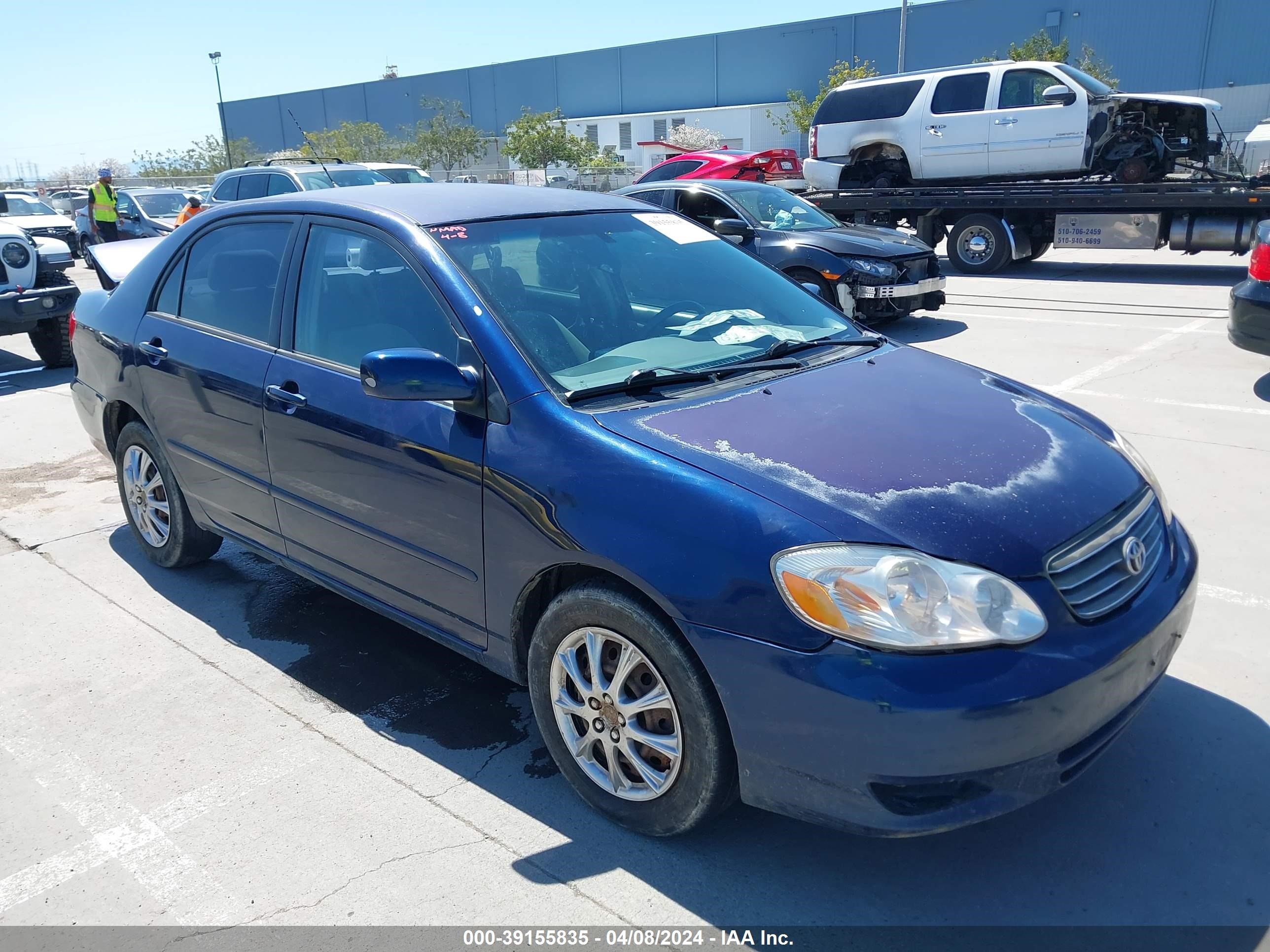 TOYOTA COROLLA 2004 1nxbr38e34z224812