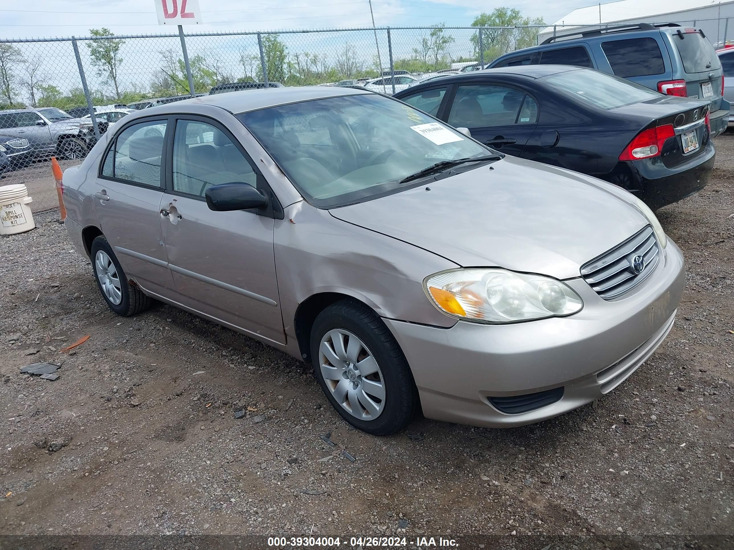 TOYOTA COROLLA 2003 1nxbr38e53z143986