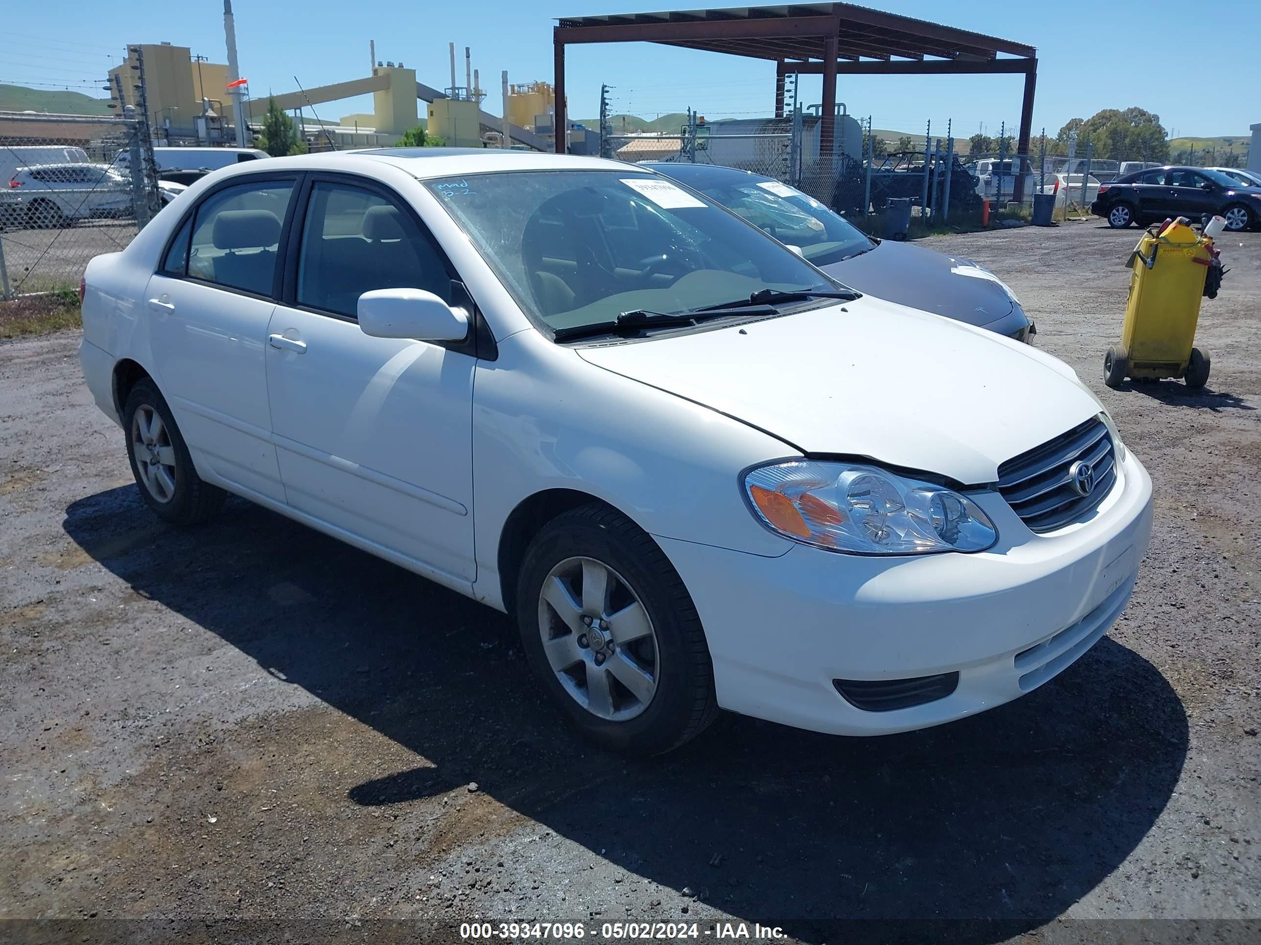 TOYOTA COROLLA 2003 1nxbr38e73z036132