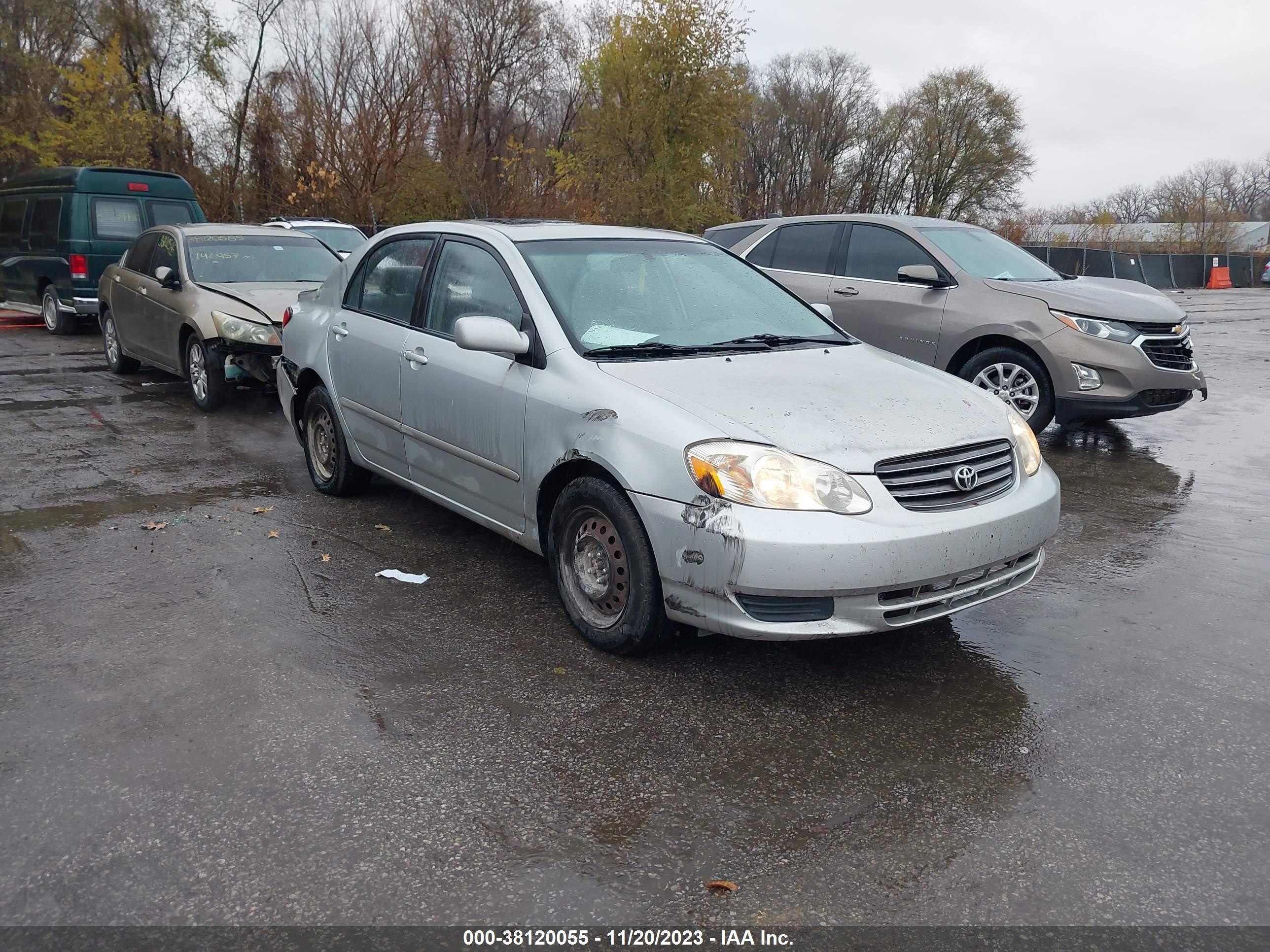 TOYOTA COROLLA 2004 1nxbr38e74z221511