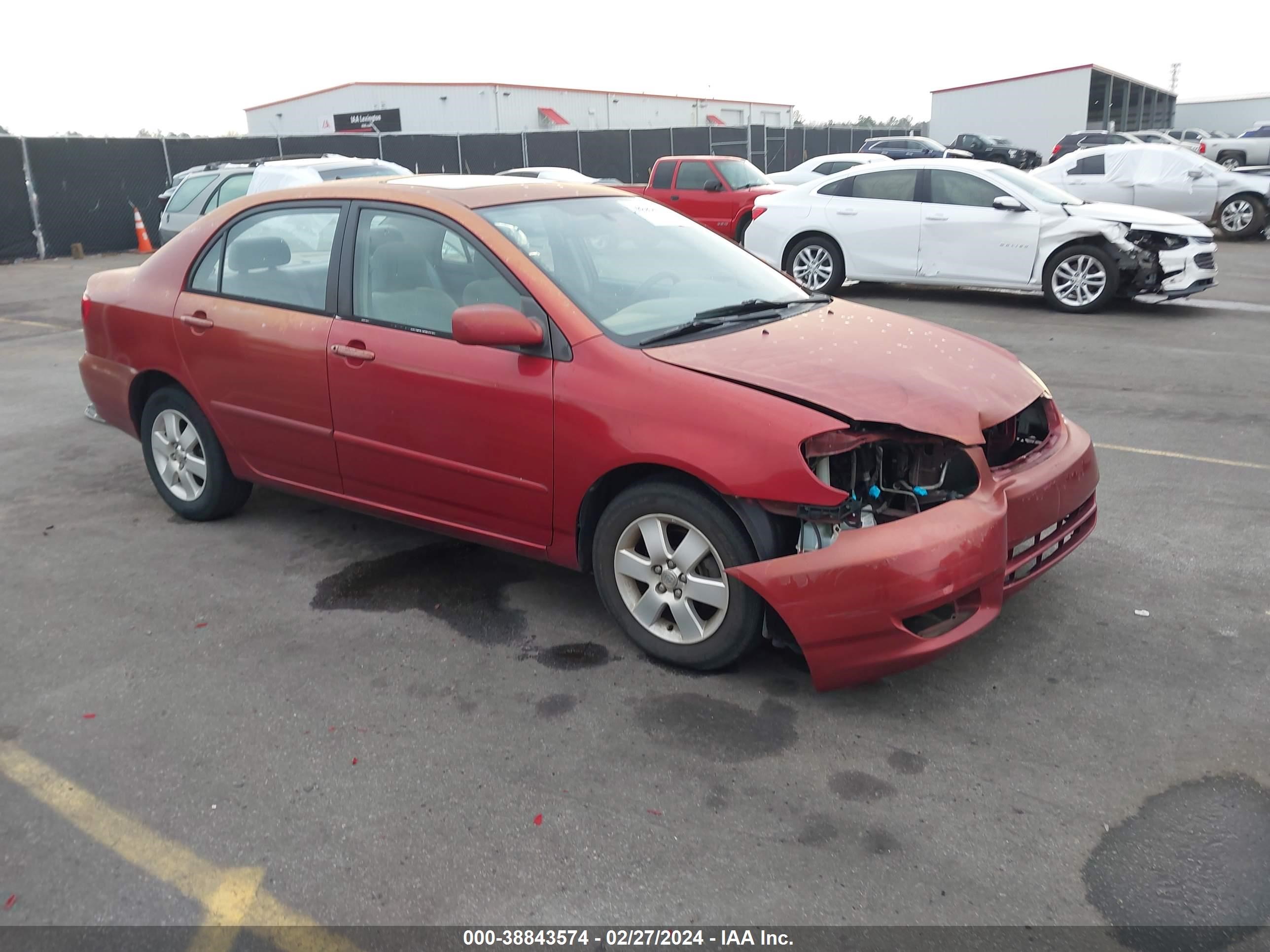 TOYOTA COROLLA 2004 1nxbr38e74z265587