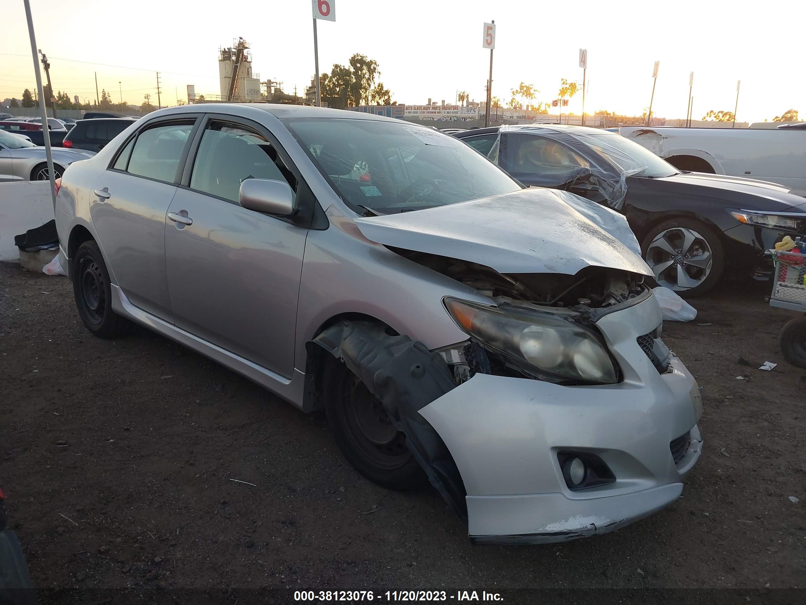 TOYOTA COROLLA 2009 1nxbu40e09z037874