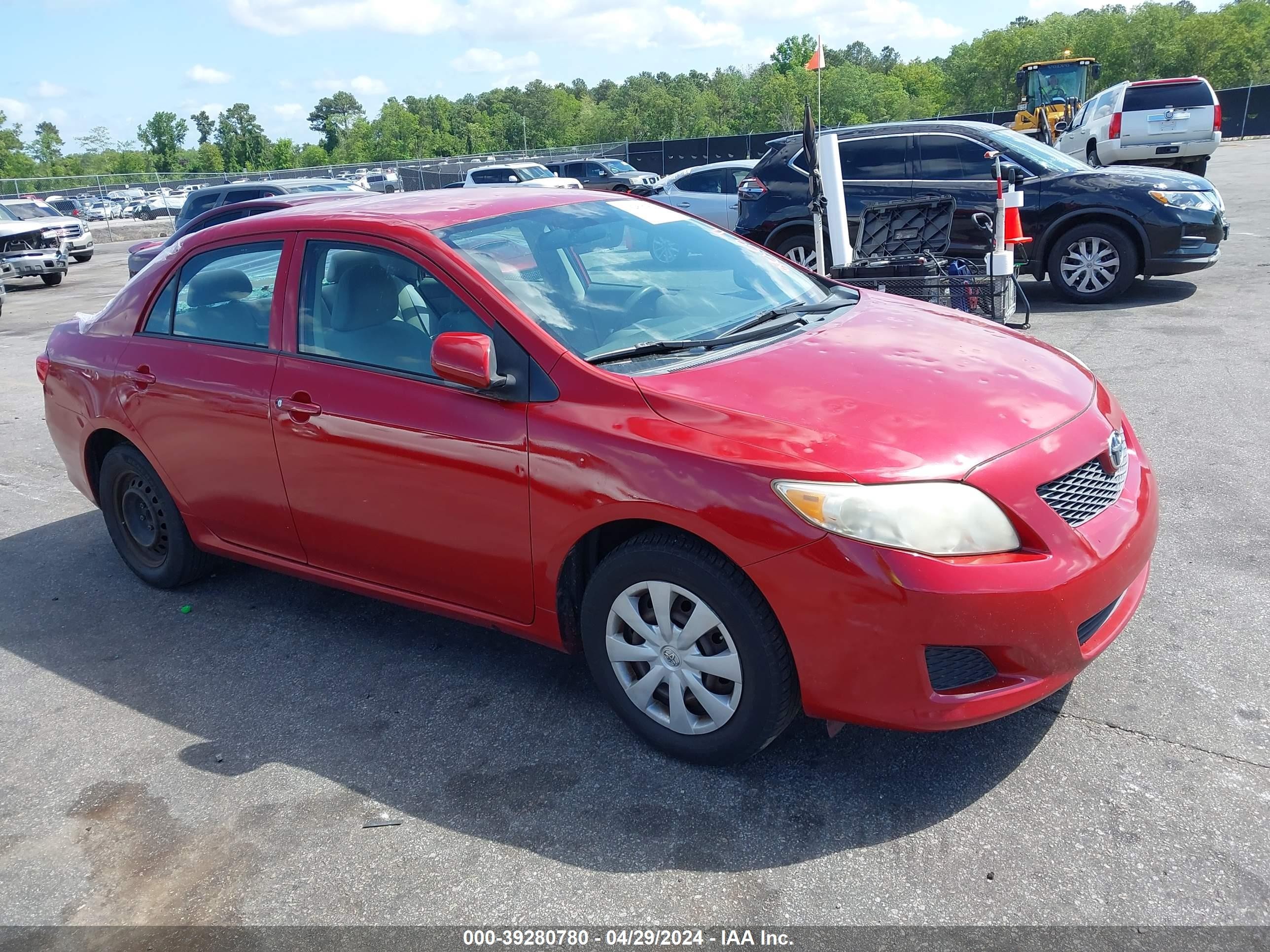 TOYOTA COROLLA 2009 1nxbu40e09z070809