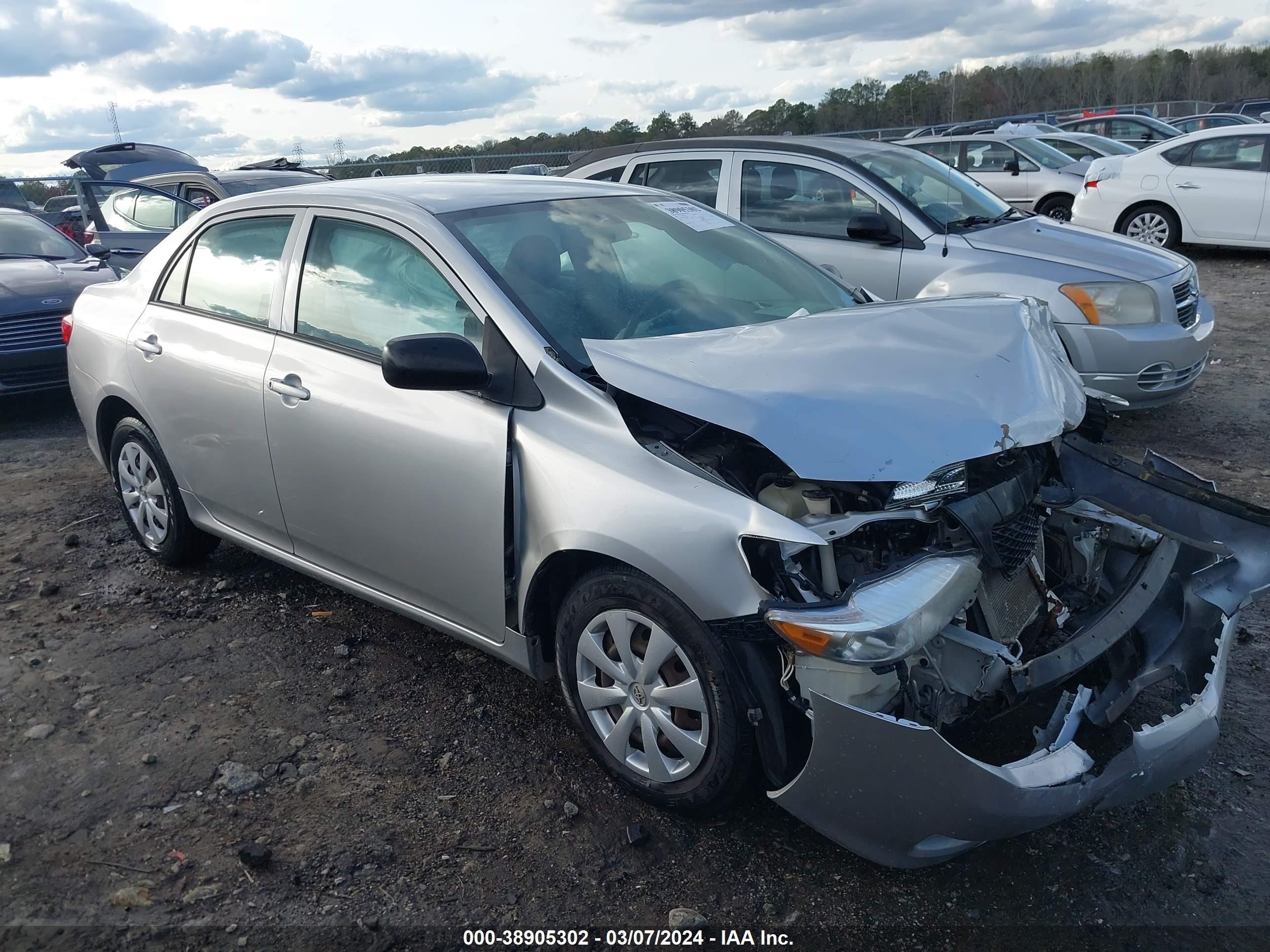 TOYOTA COROLLA 2009 1nxbu40e19z002907