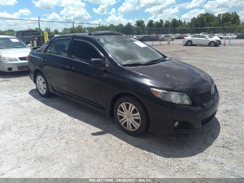 TOYOTA COROLLA 2009 1nxbu40e19z003202