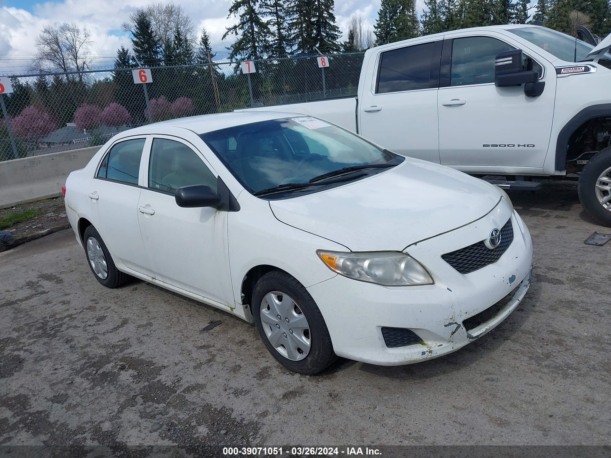 TOYOTA COROLLA 2009 1nxbu40e19z004530