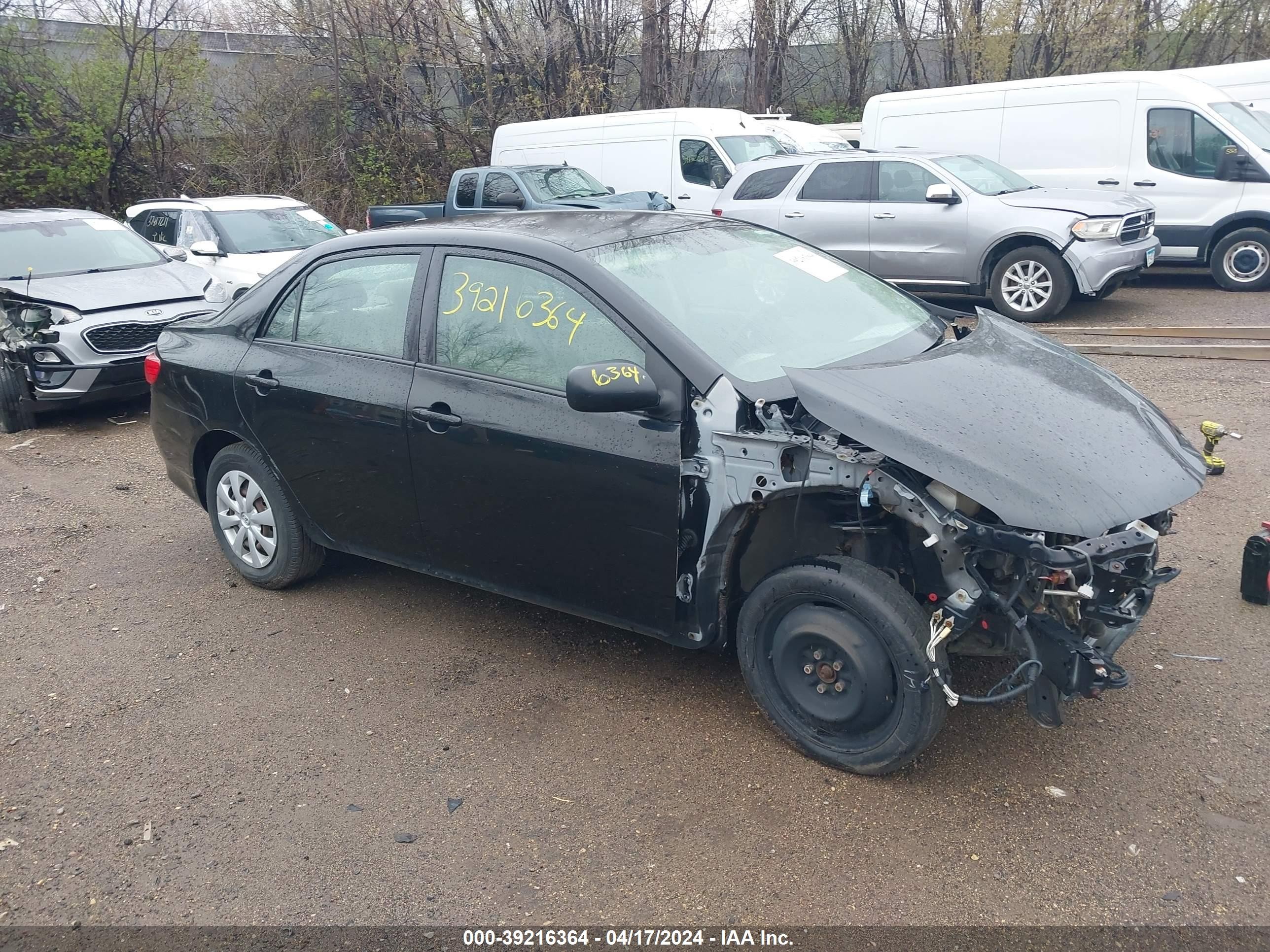 TOYOTA COROLLA 2009 1nxbu40e19z130936