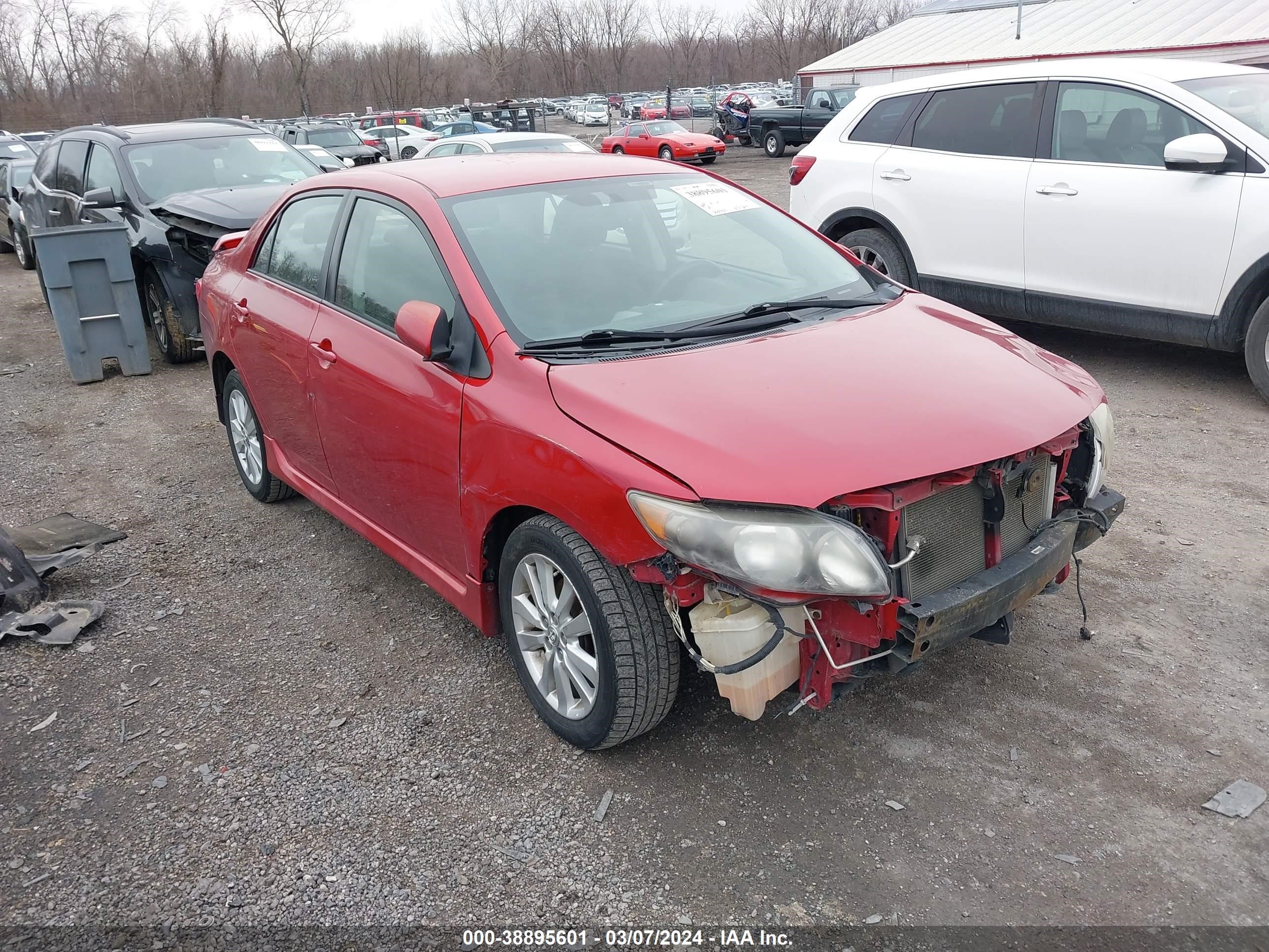 TOYOTA COROLLA 2009 1nxbu40e19z152211