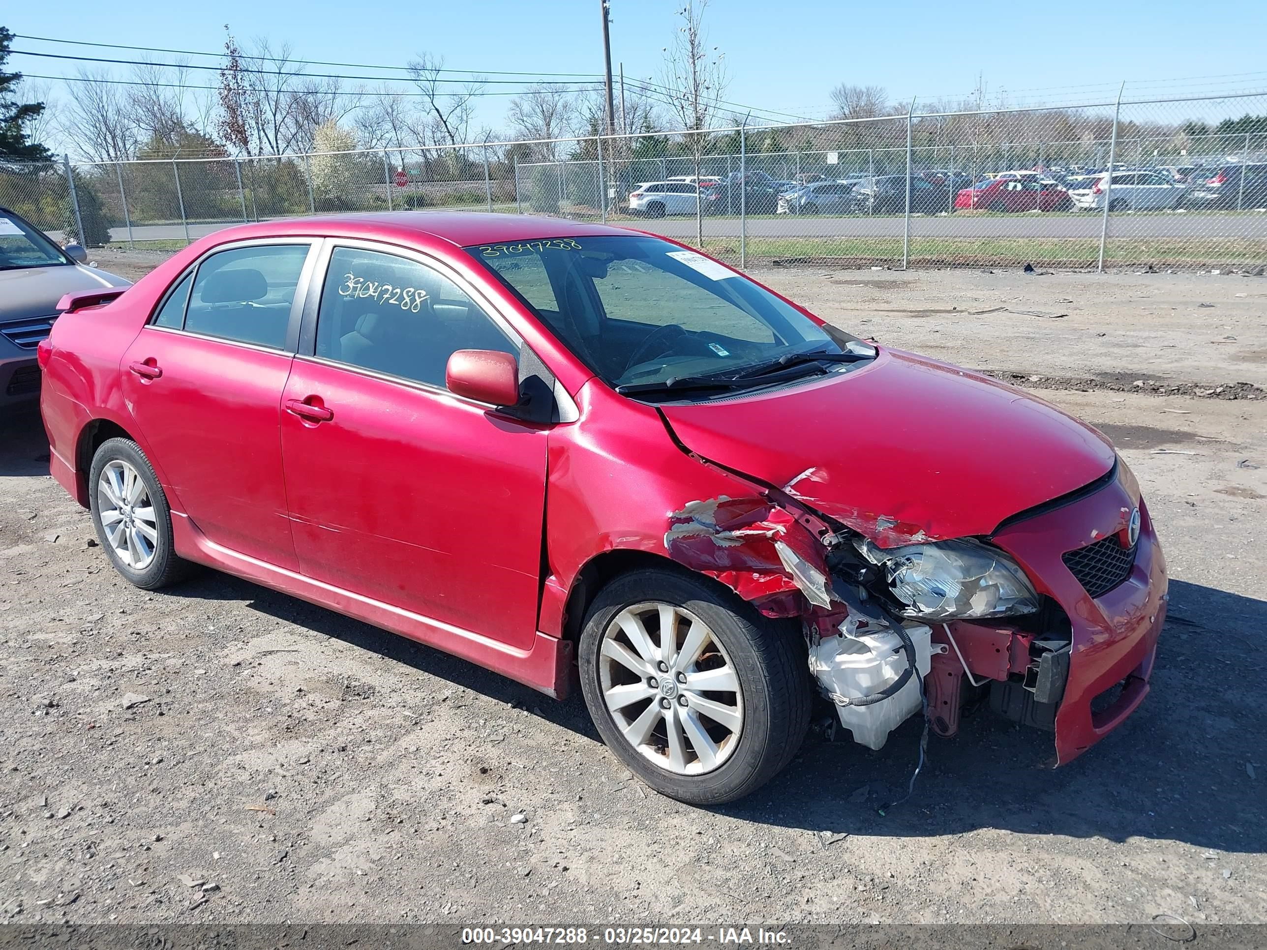 TOYOTA COROLLA 2009 1nxbu40e29z003919