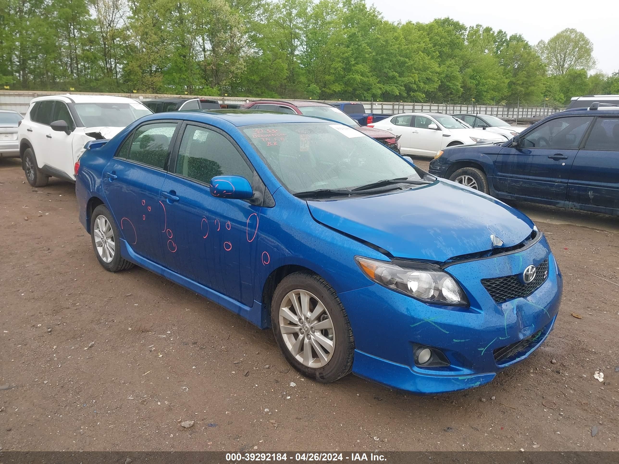 TOYOTA COROLLA 2009 1nxbu40e29z095386