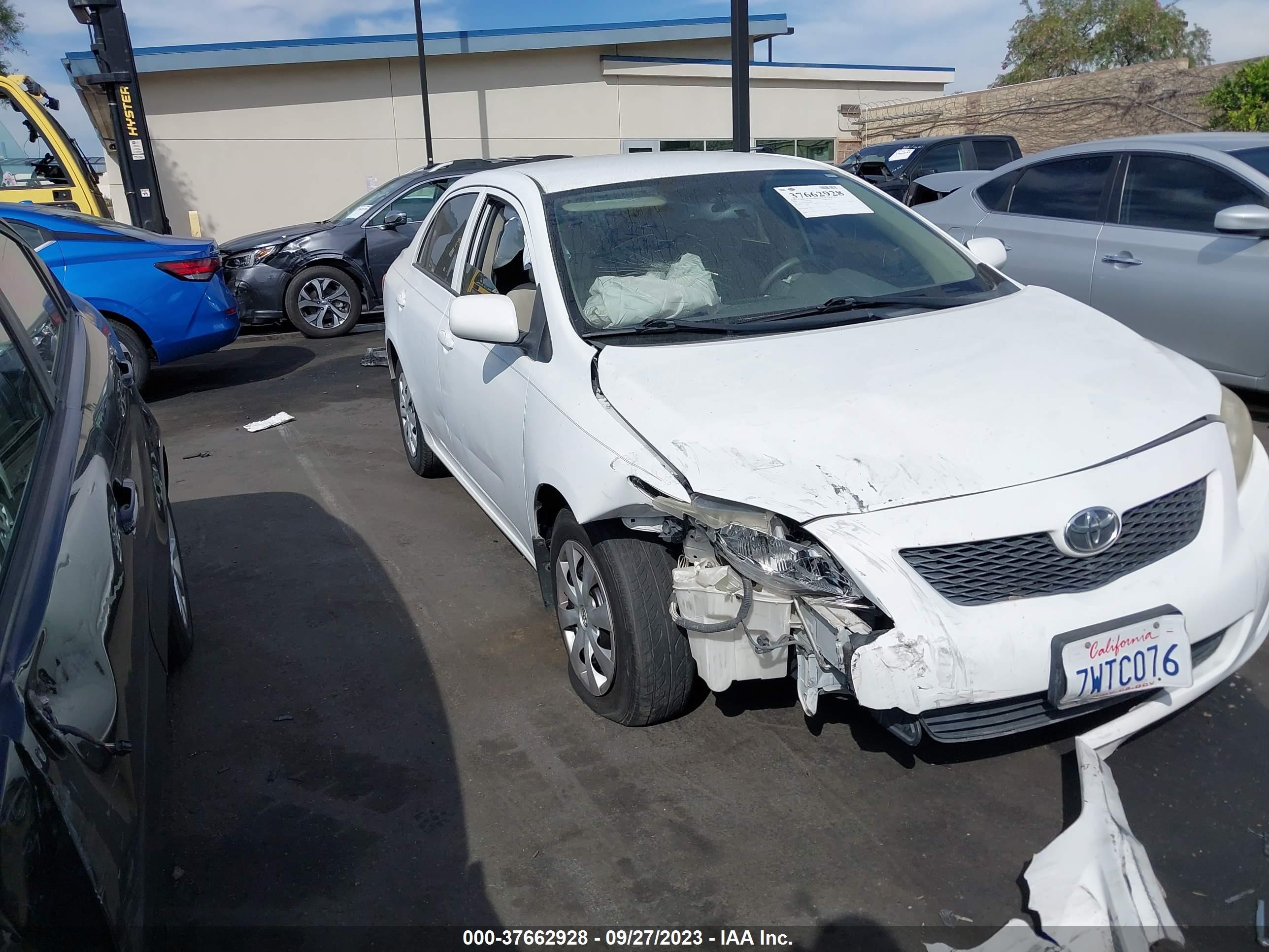 TOYOTA COROLLA 2009 1nxbu40e29z100487