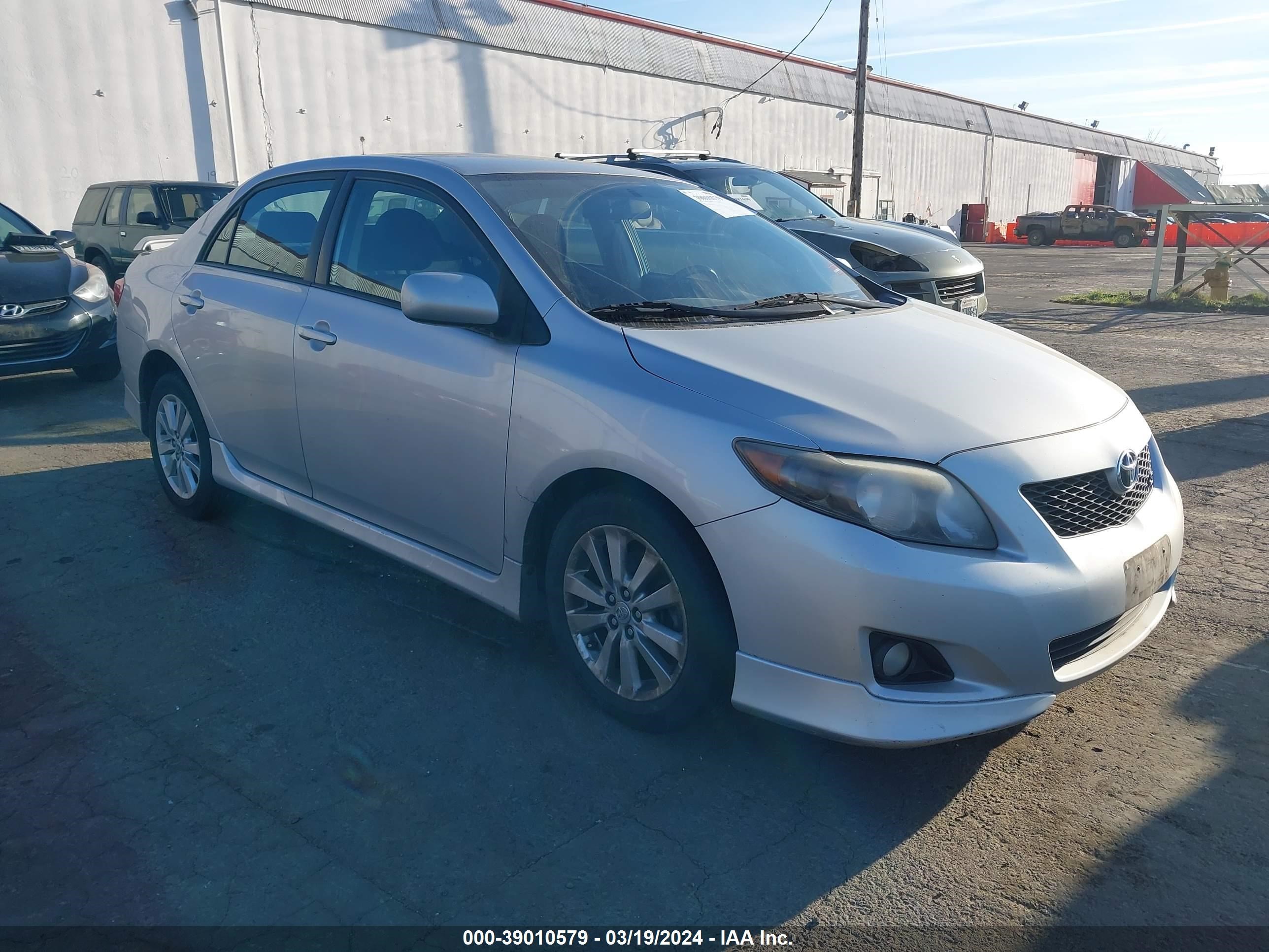 TOYOTA COROLLA 2009 1nxbu40e29z105334