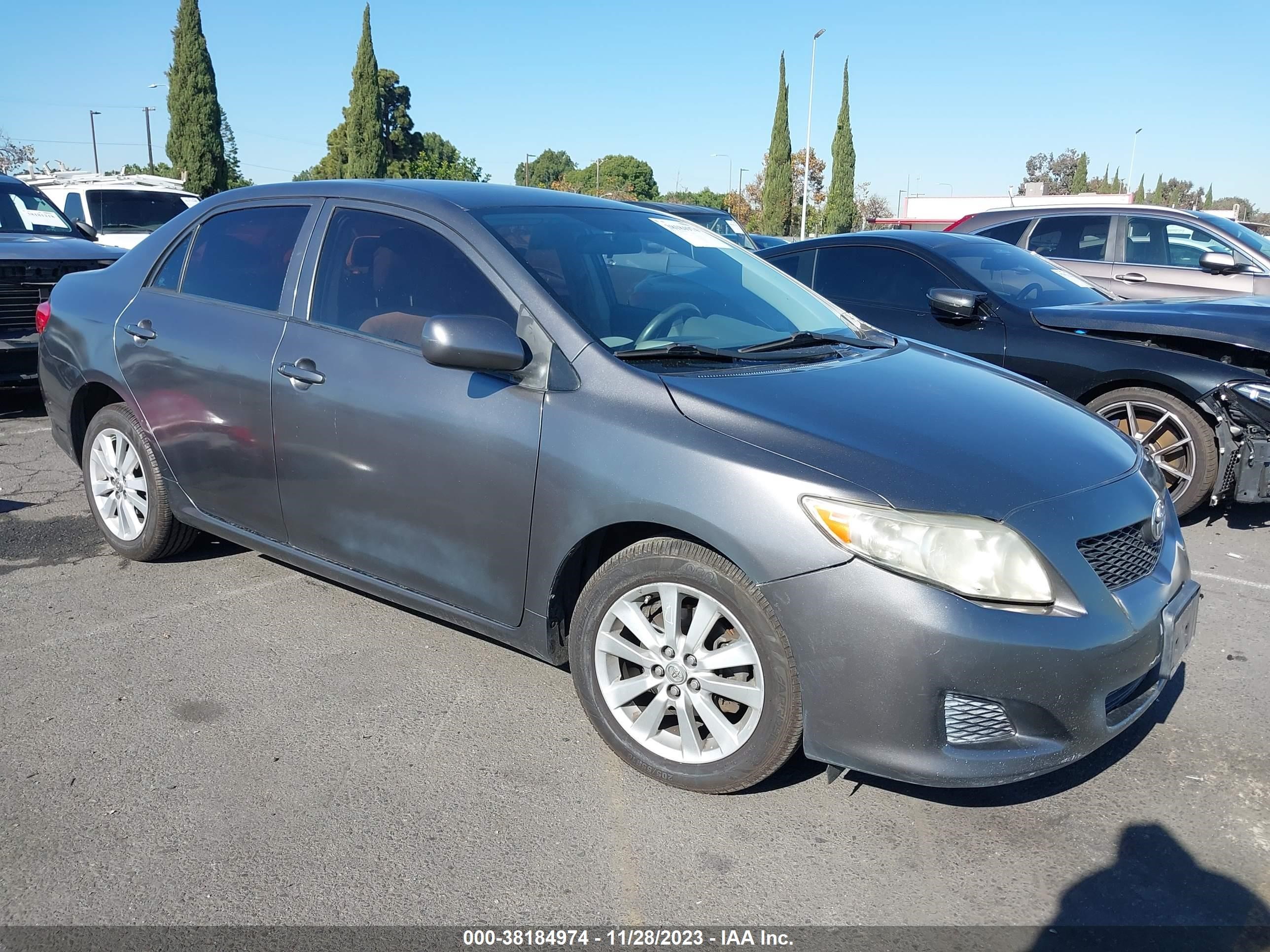 TOYOTA COROLLA 2009 1nxbu40e39z040588