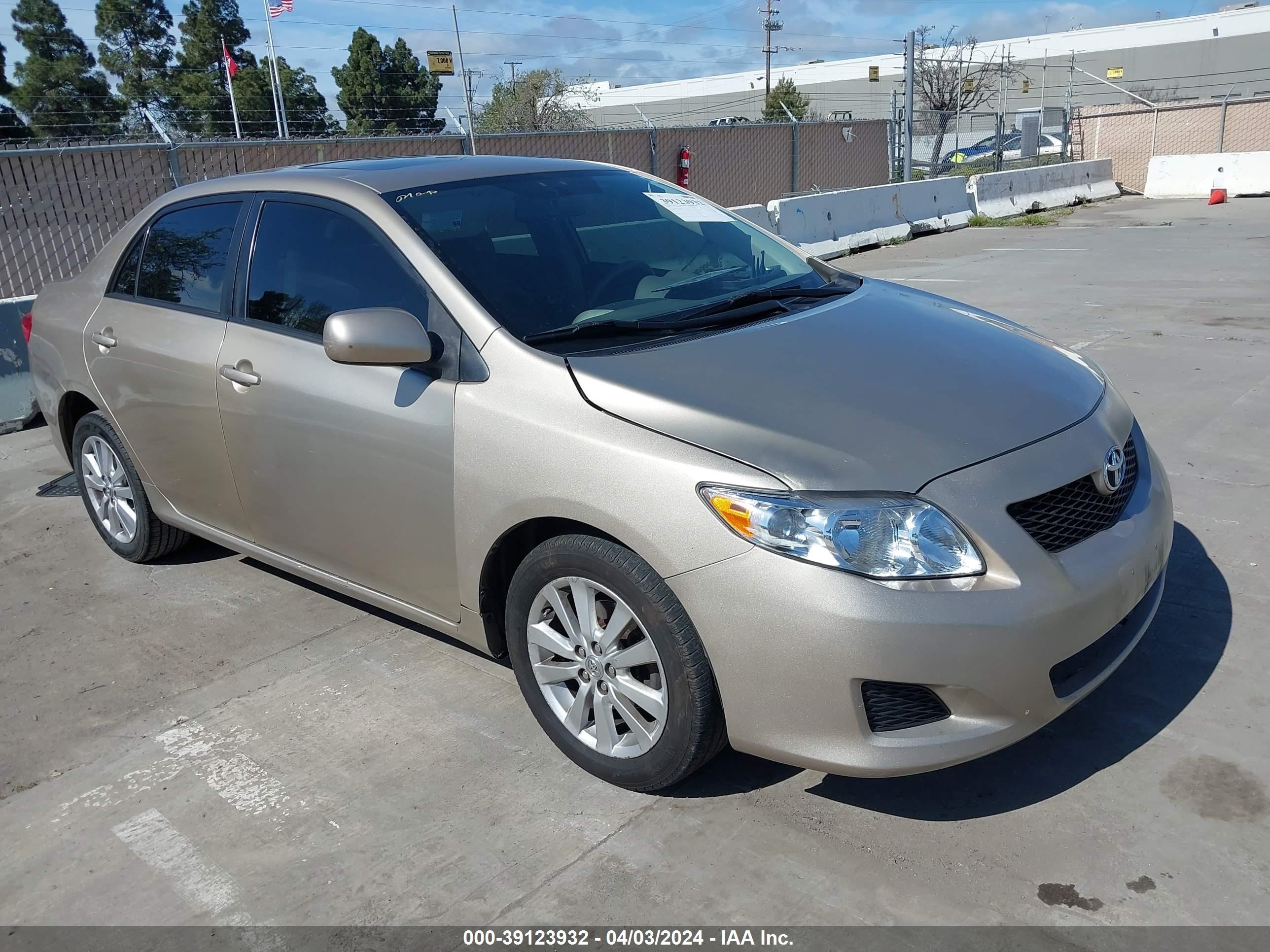 TOYOTA COROLLA 2009 1nxbu40e39z098913