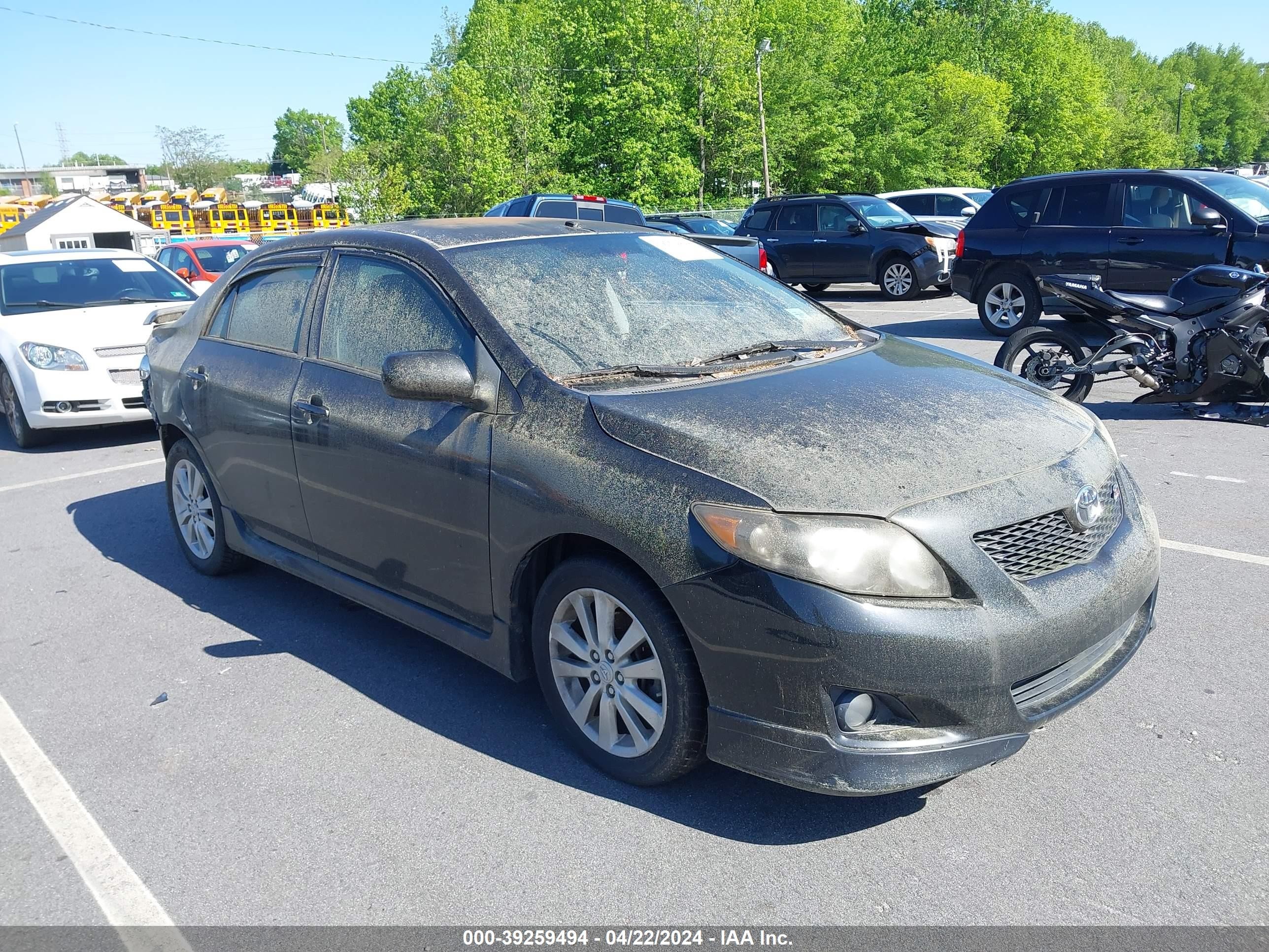 TOYOTA COROLLA 2009 1nxbu40e39z154526