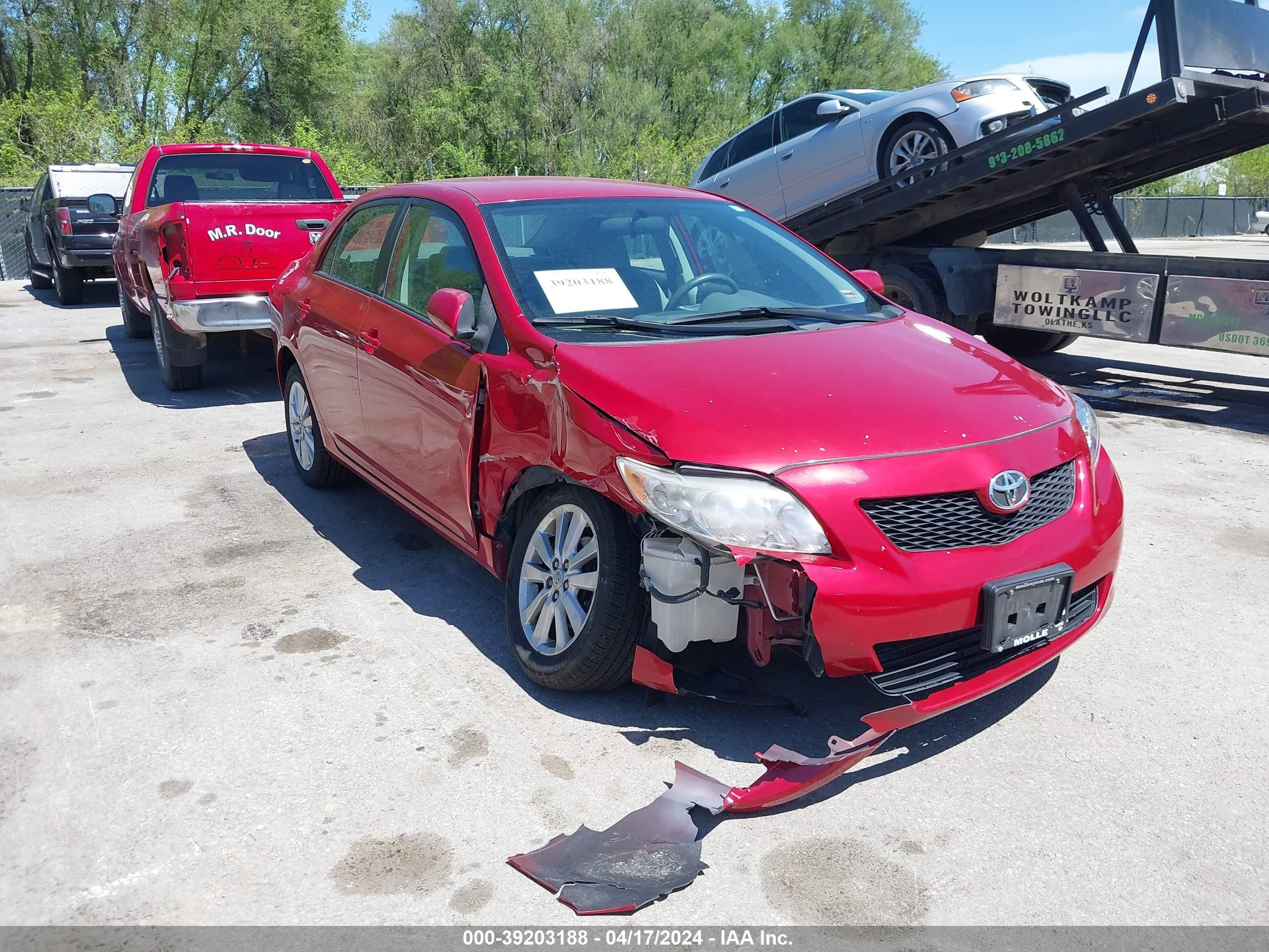 TOYOTA COROLLA 2009 1nxbu40e49z028529