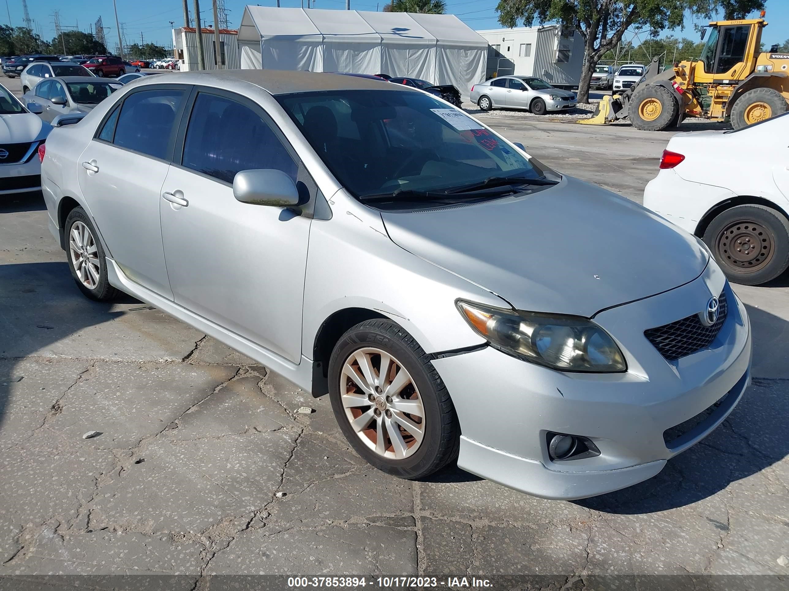 TOYOTA COROLLA 2009 1nxbu40e49z054824