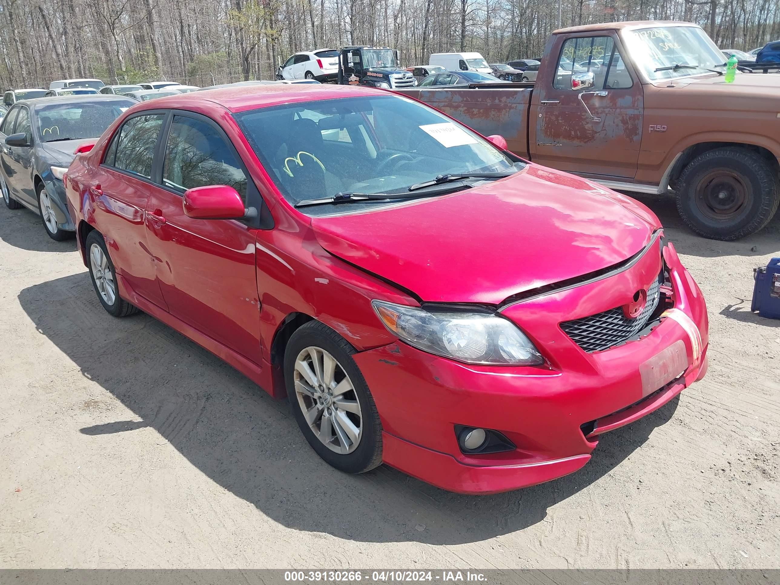 TOYOTA COROLLA 2009 1nxbu40e49z058260