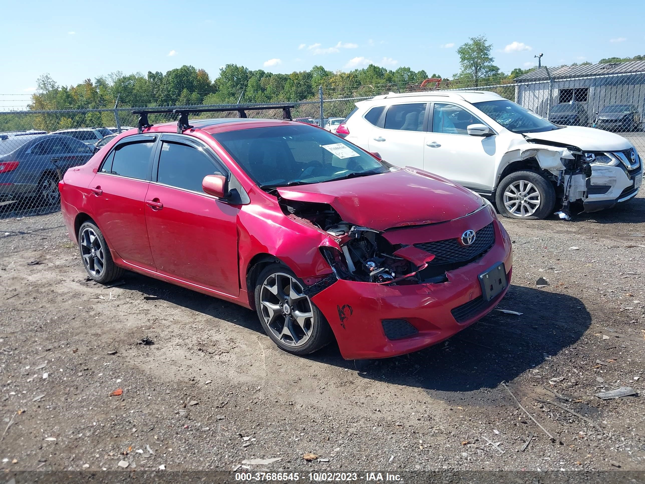 TOYOTA COROLLA 2009 1nxbu40e49z064625