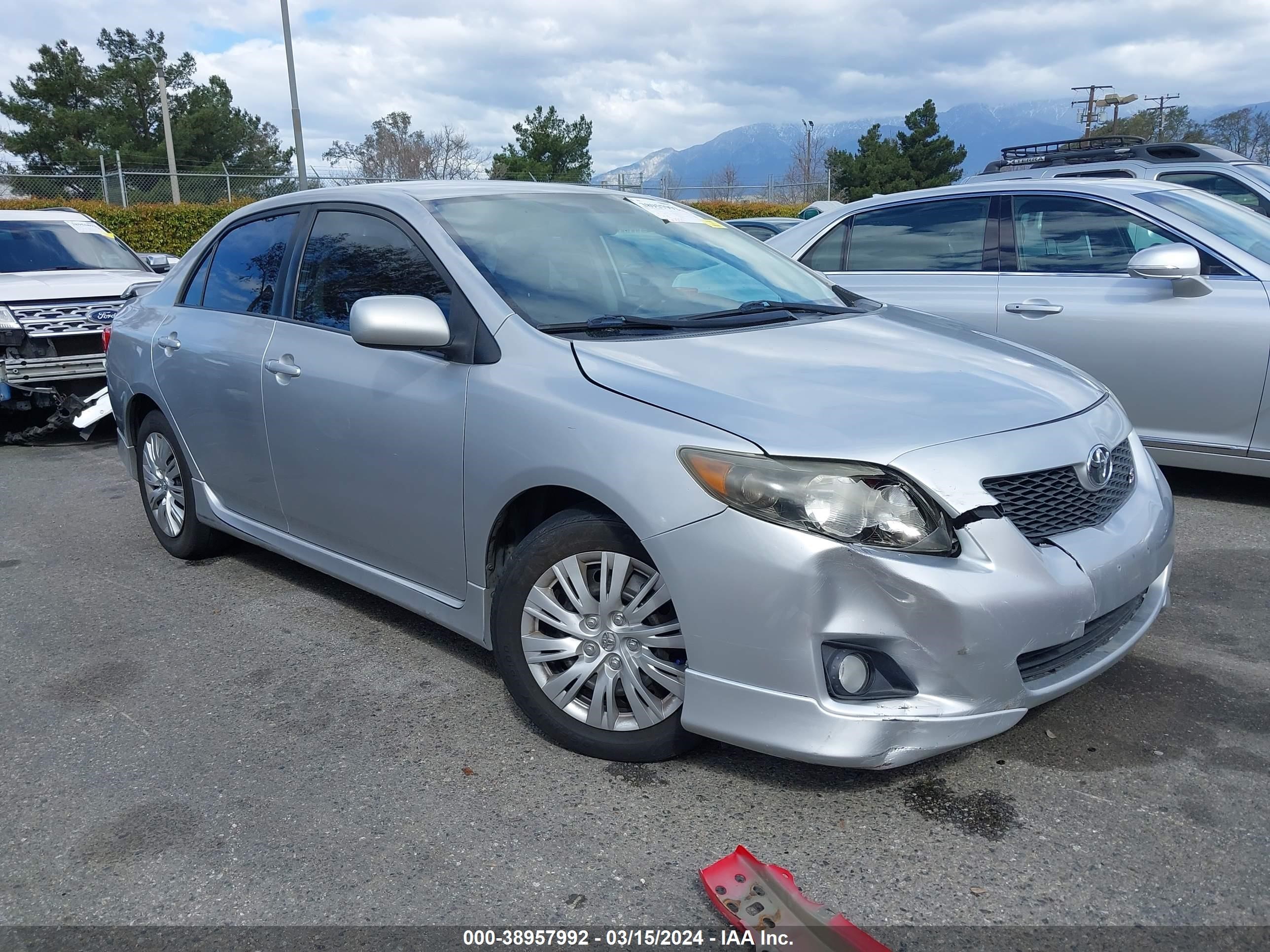 TOYOTA COROLLA 2009 1nxbu40e49z110535