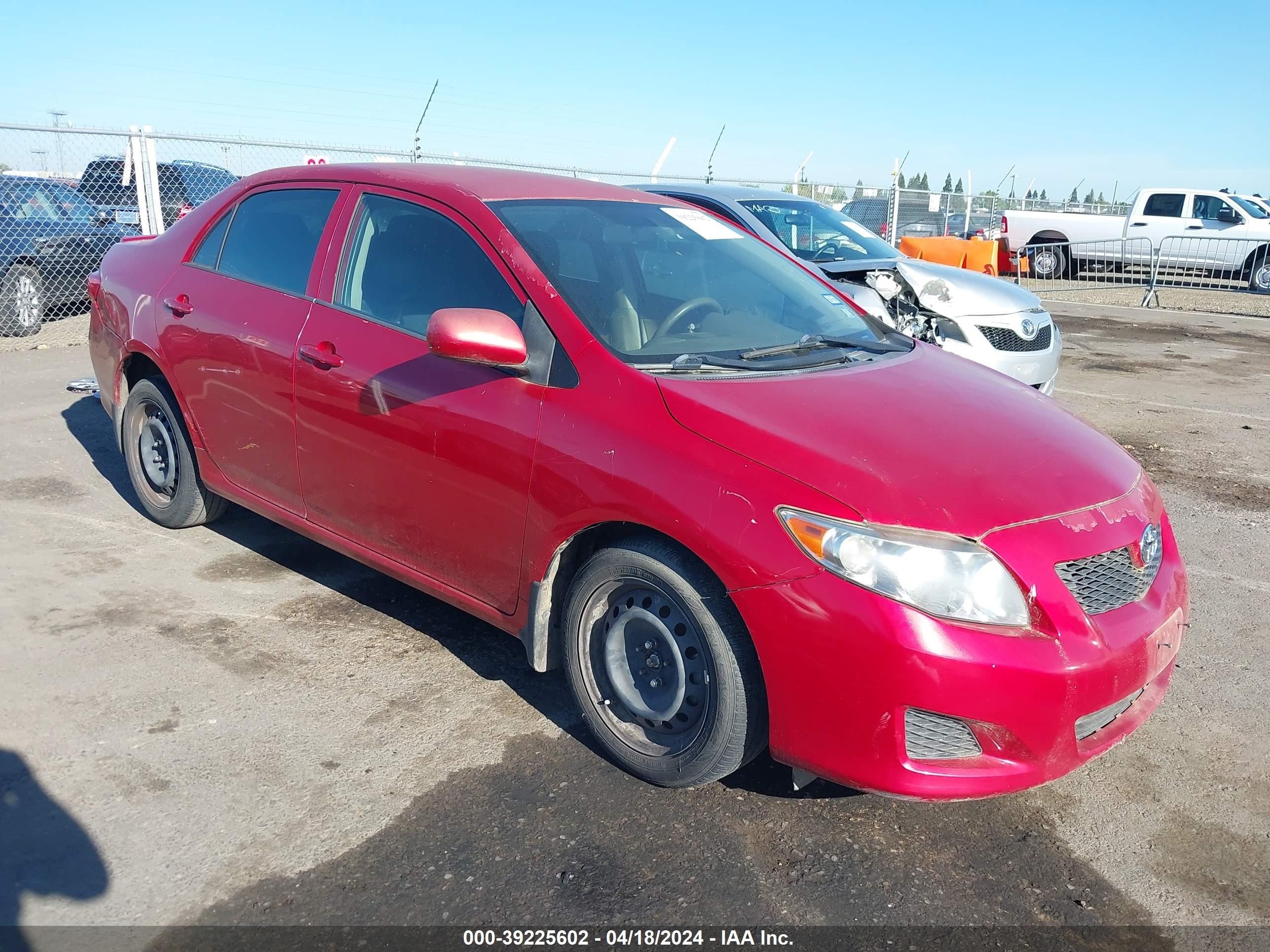 TOYOTA COROLLA 2009 1nxbu40e49z127383